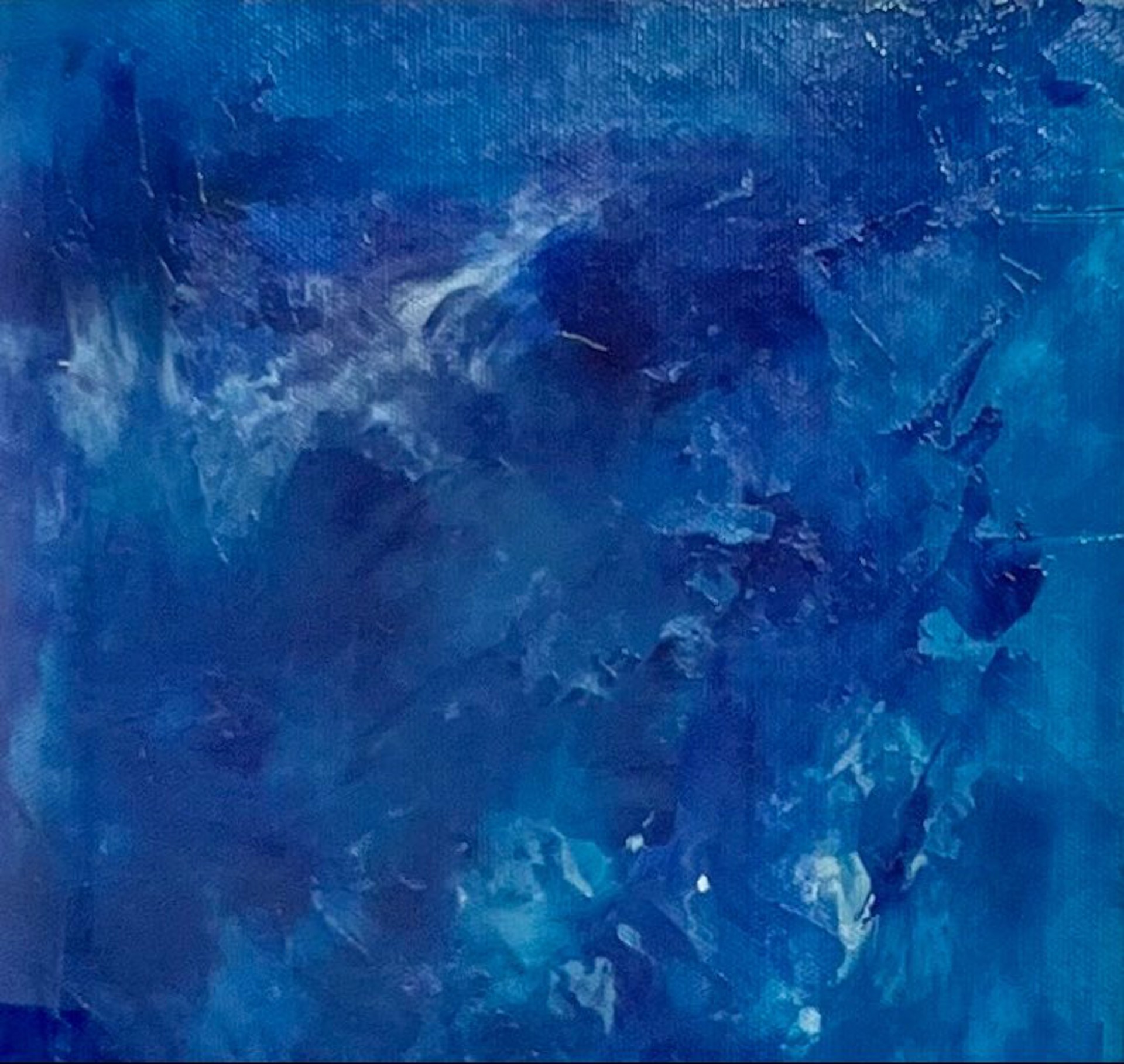 Blue, Framed by B’Beth Weldon