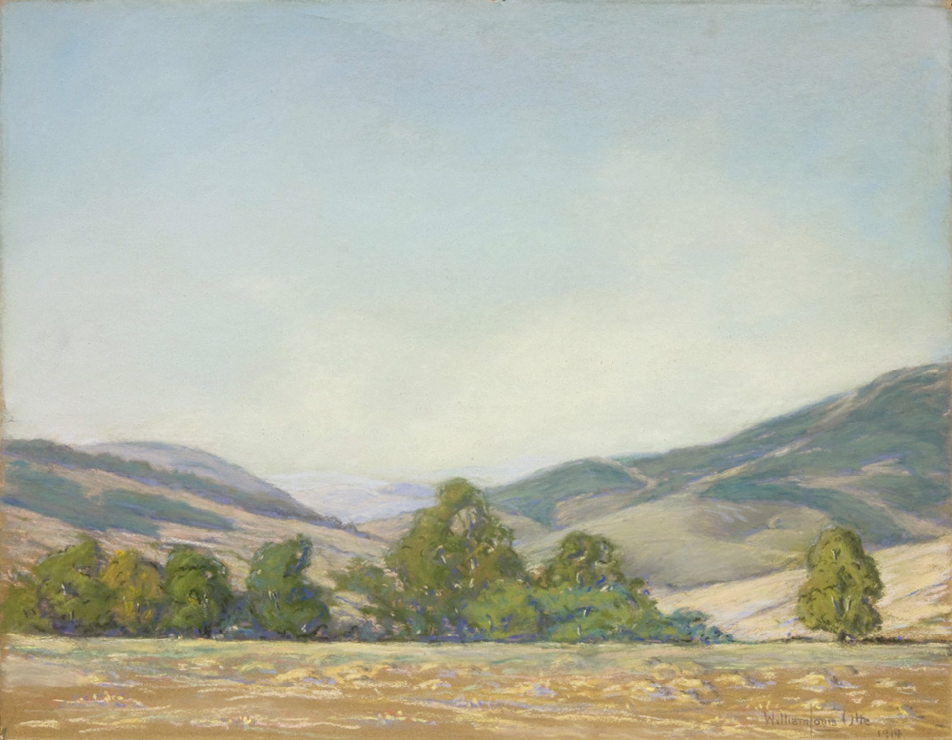 Cuesta Canyon in Nojoqui County, August, 1914 by William Otte