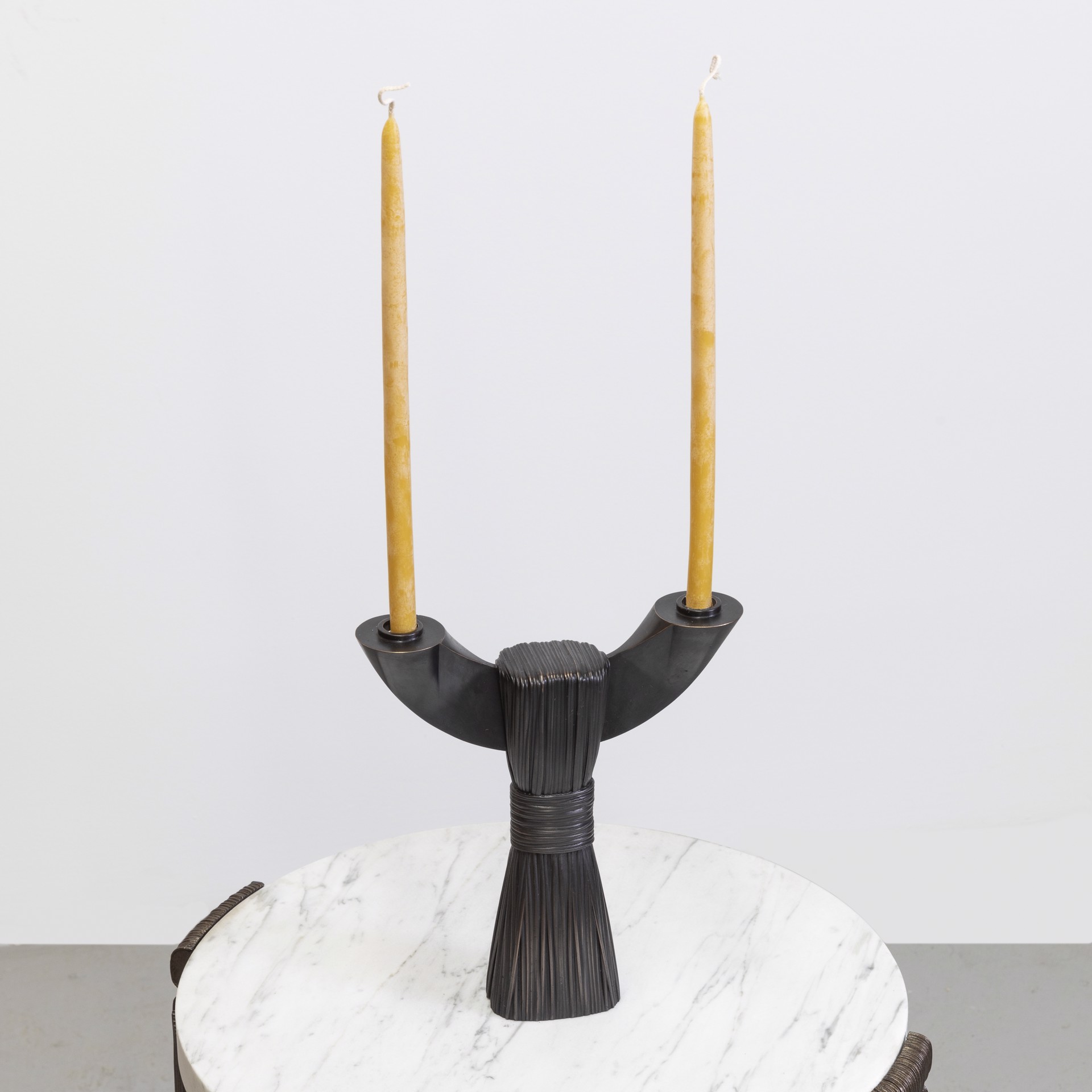 Candelabra in bronze by Anasthasia Millot