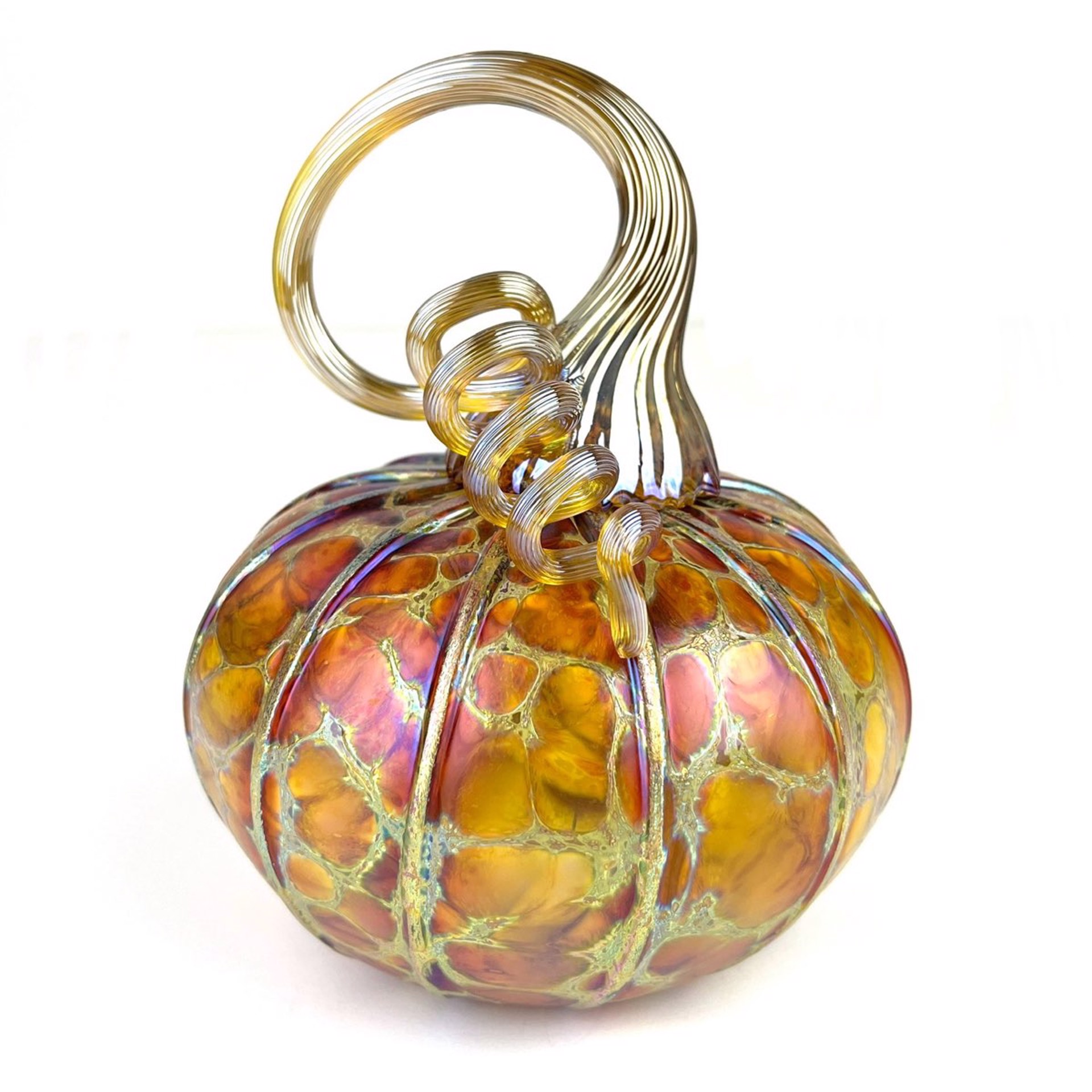 Medium Harvest Pumpkin by Furnace Glass