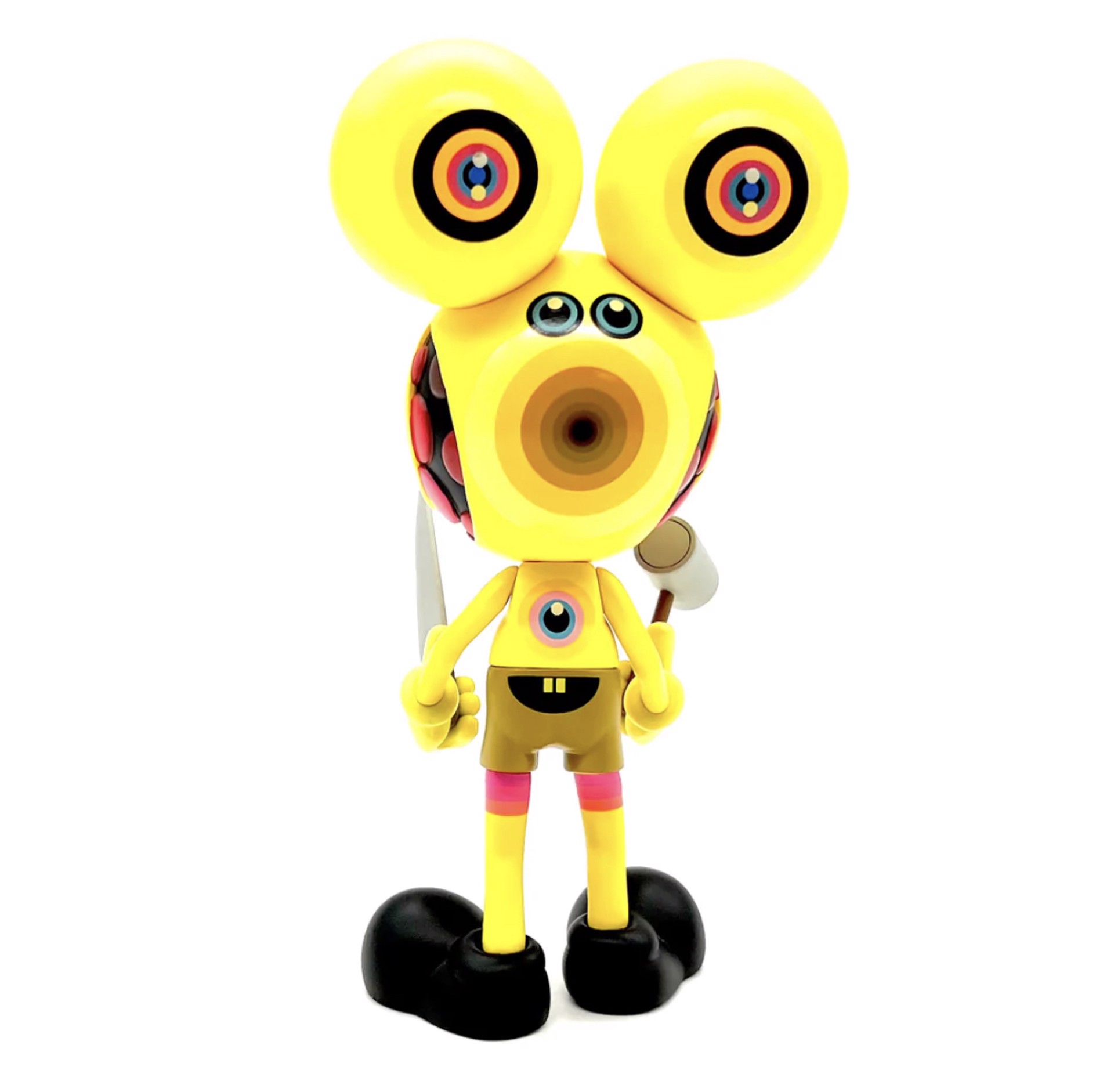 Spacemonkey Toy Series 2 (Happy Pants Yellow) by Dalek