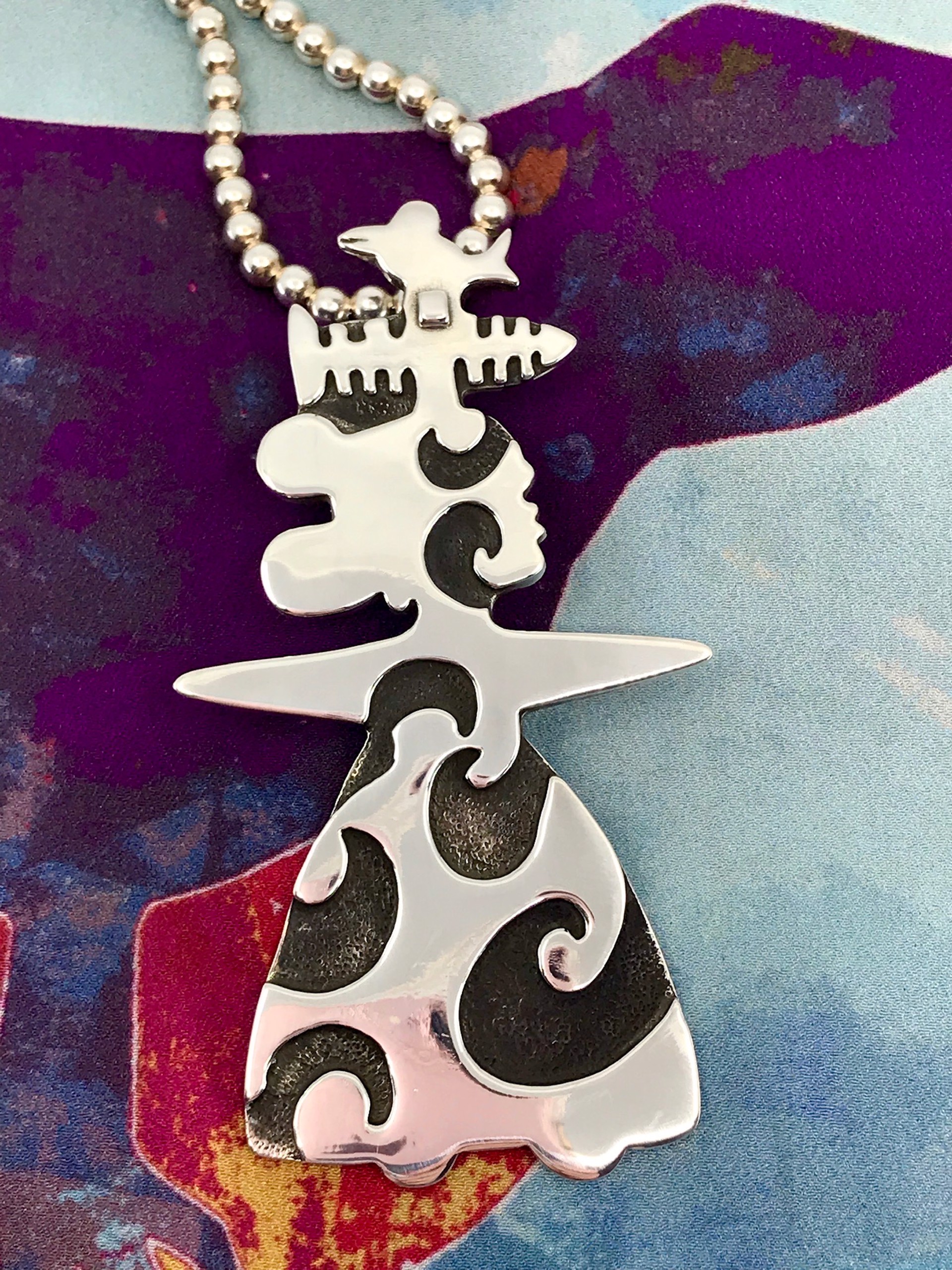 She's Singing (Pendant) by Melanie A. Yazzie