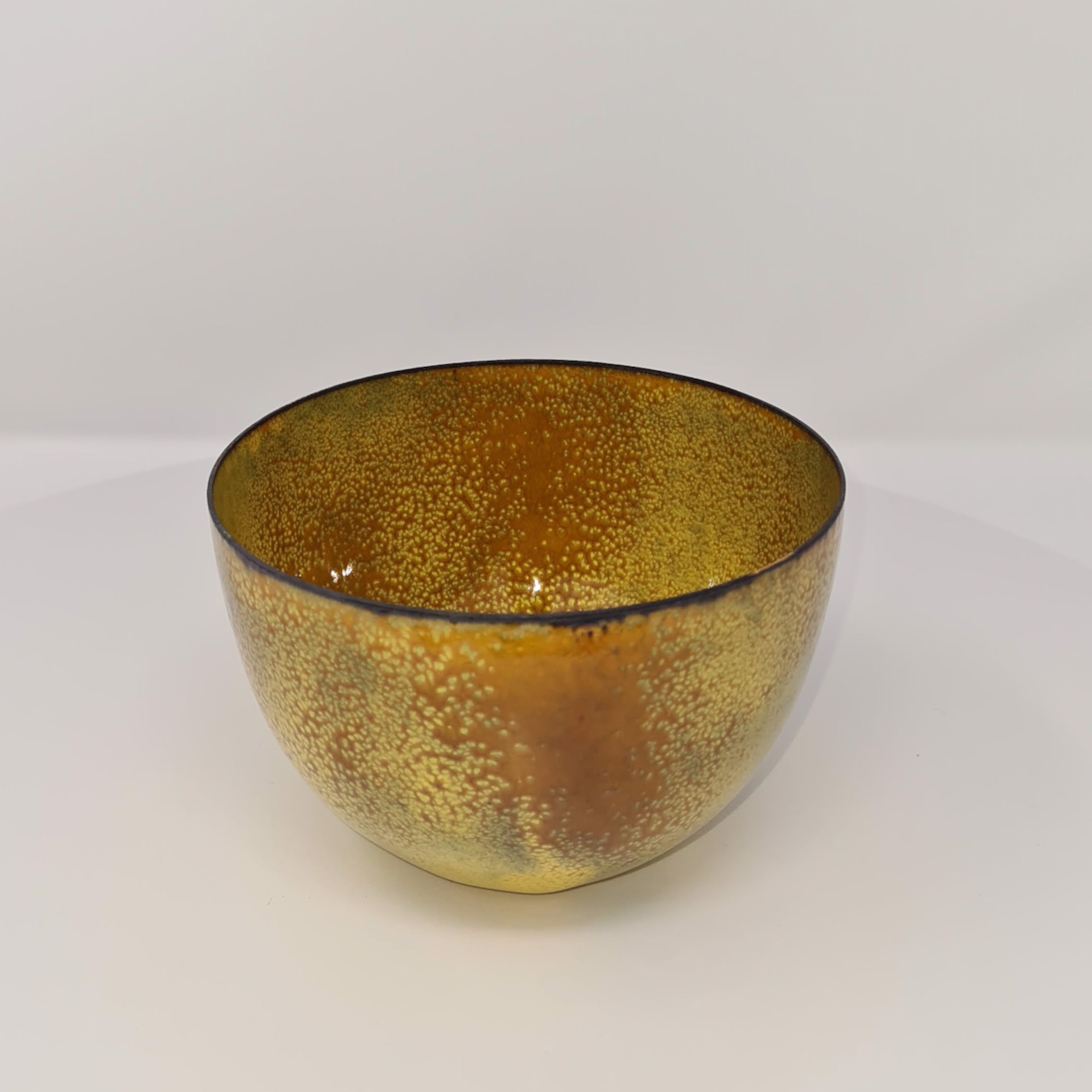 Enamel Copper Medium Bowl by Lundsten Glazzard