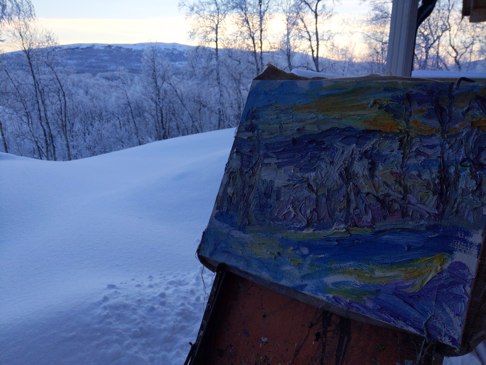 Winter Landscape, Northern Sweden by Ulrich Gleiter