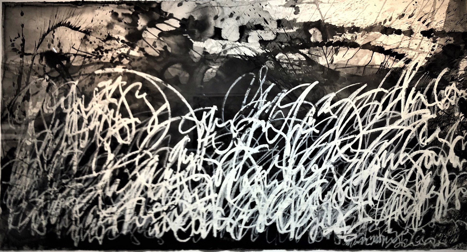 Asemic N0169.17 by Daniel Diaz-Tai