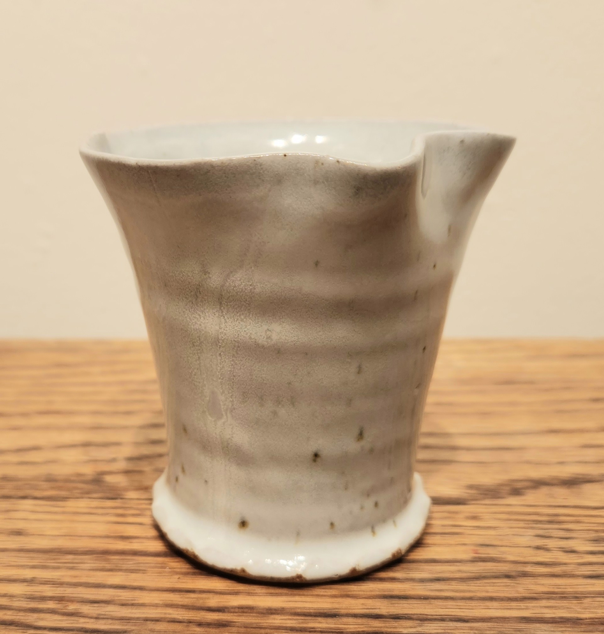 Undulating rim cup (#2) by Monica Plank