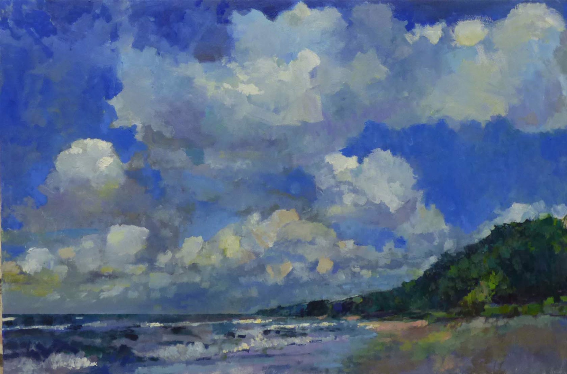 Clouds Over the Lakeshore by Christopher Strunk