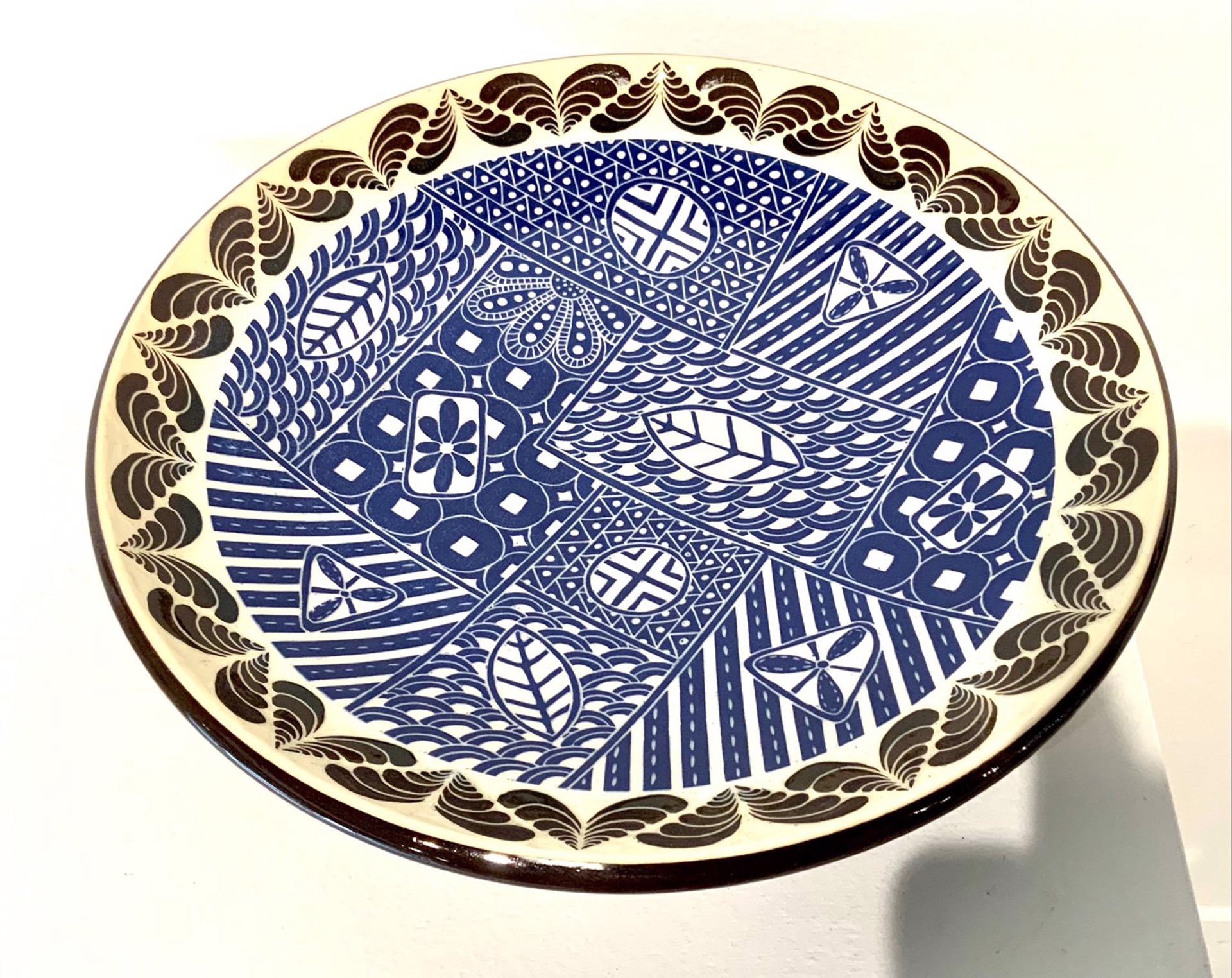 Large Quilted Bowl by LeAnn Lewis