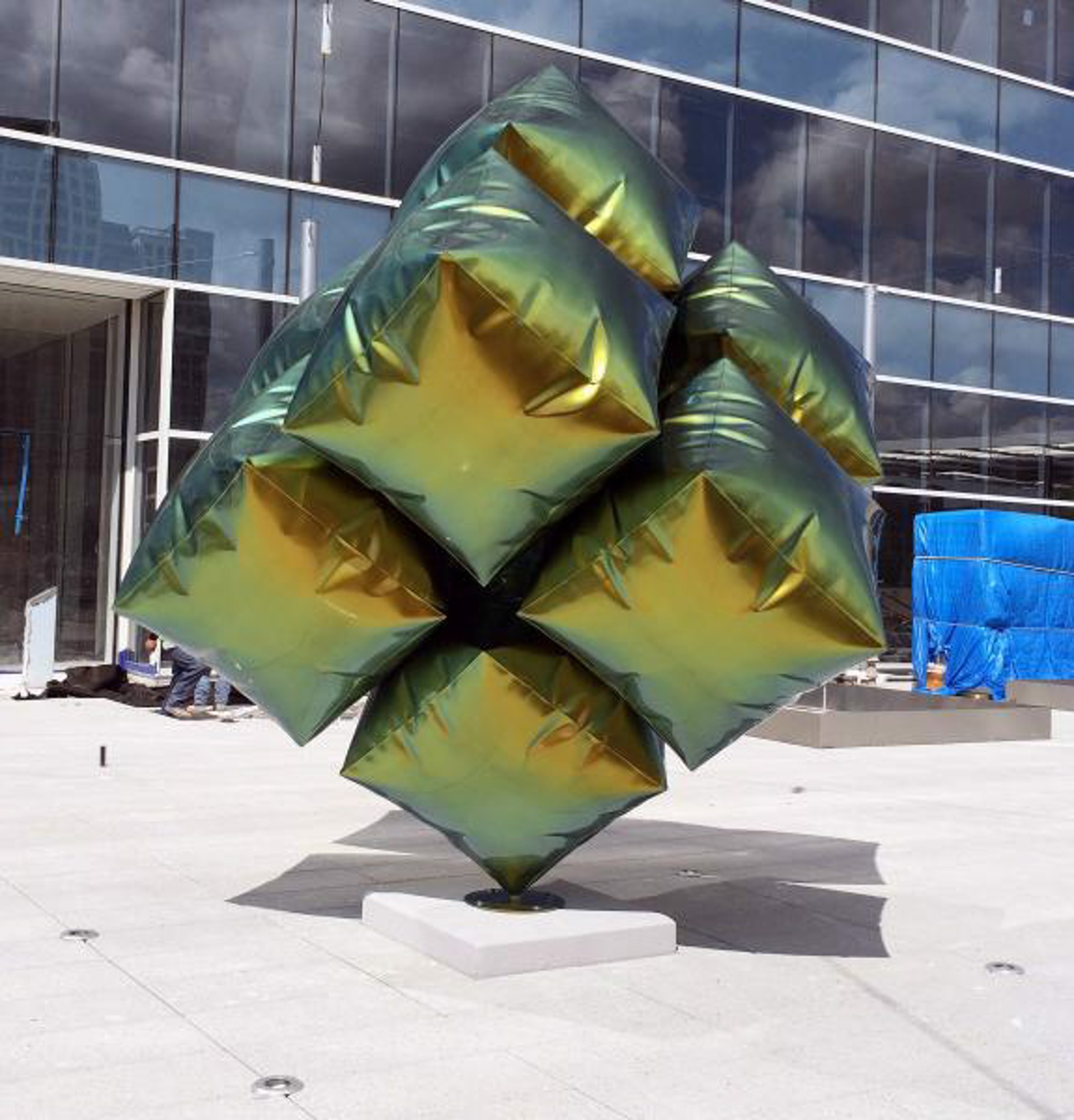 Dallas Public Art KMPG Plaza "Cubed" 2015 by William Cannings