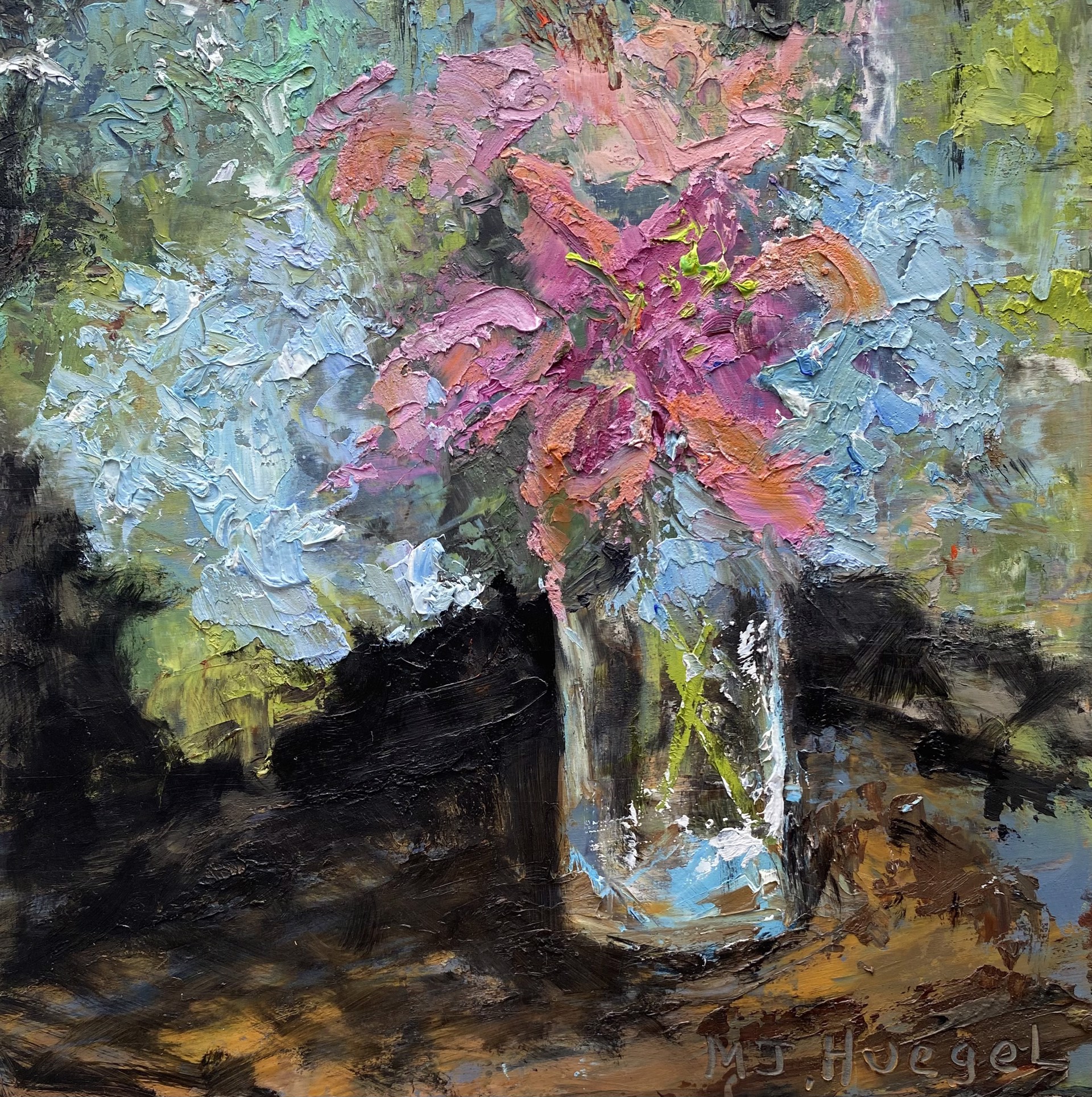Big Blossoms by Mary Jane Huegel
