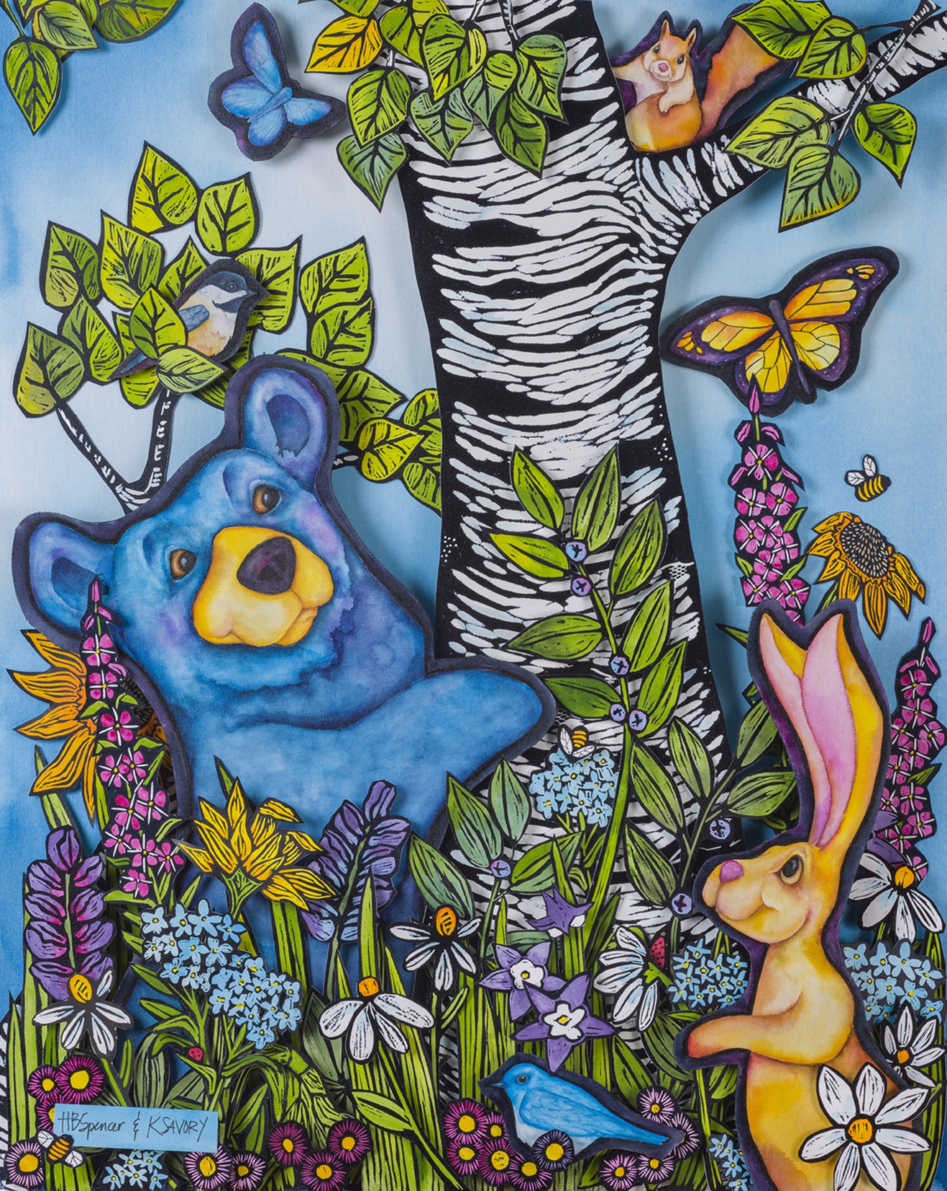 Love Blooms (Artists: Hannah B.Spencer and Karen Savory) by Karen Savory