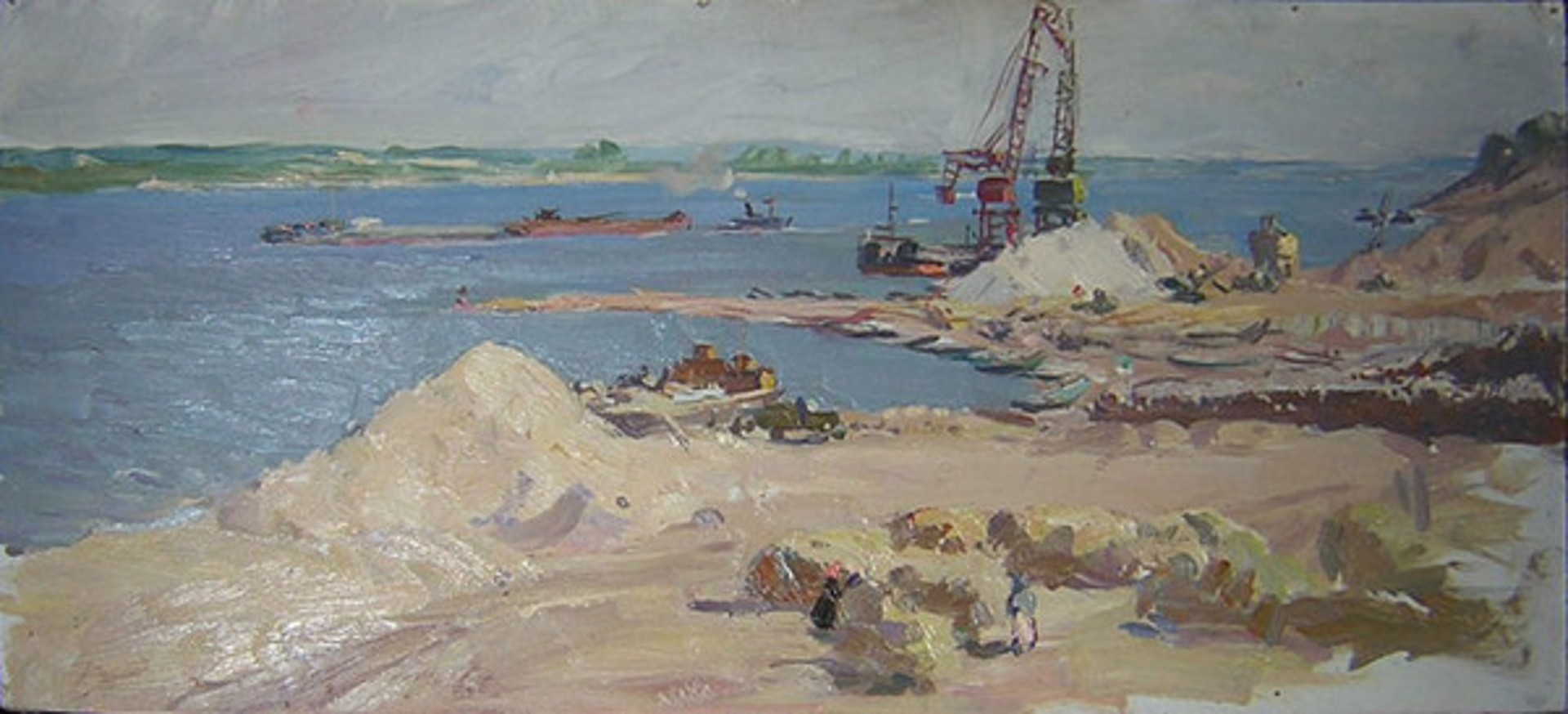 Labor on the Volga by Nikolai Ovchinnikov
