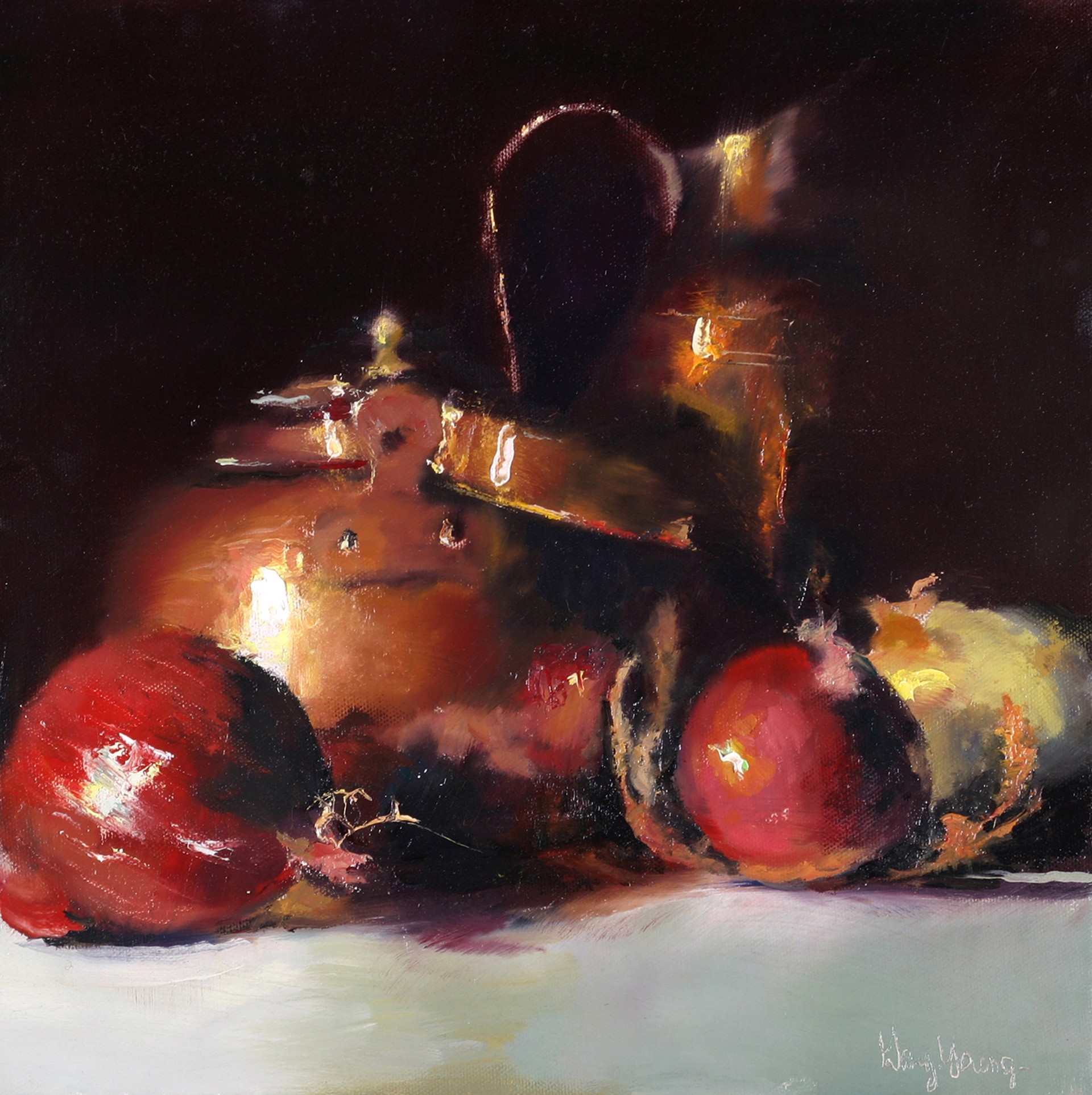 Onions and Copper Study by Gary J. Young
