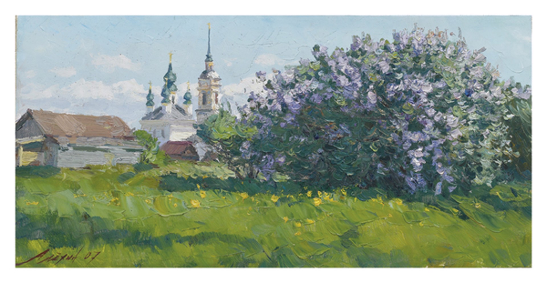 Village Lilac by Andrey Alekhin
