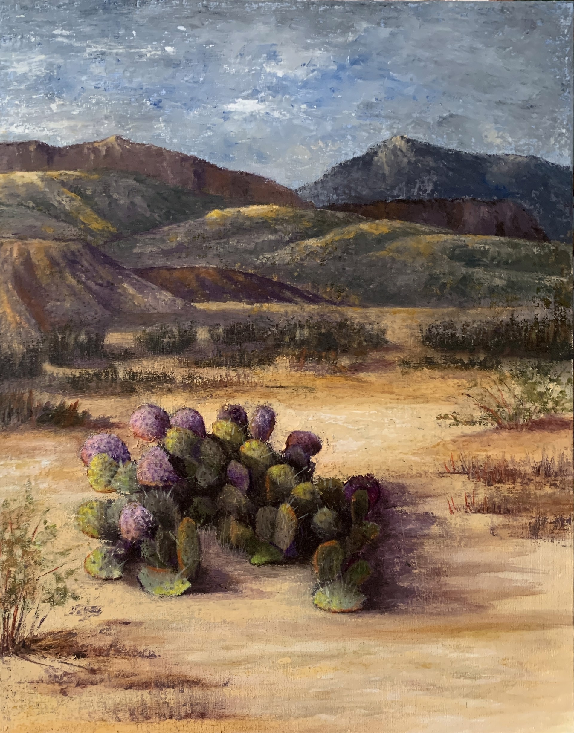 Dusk in the Desert by Jill Webber