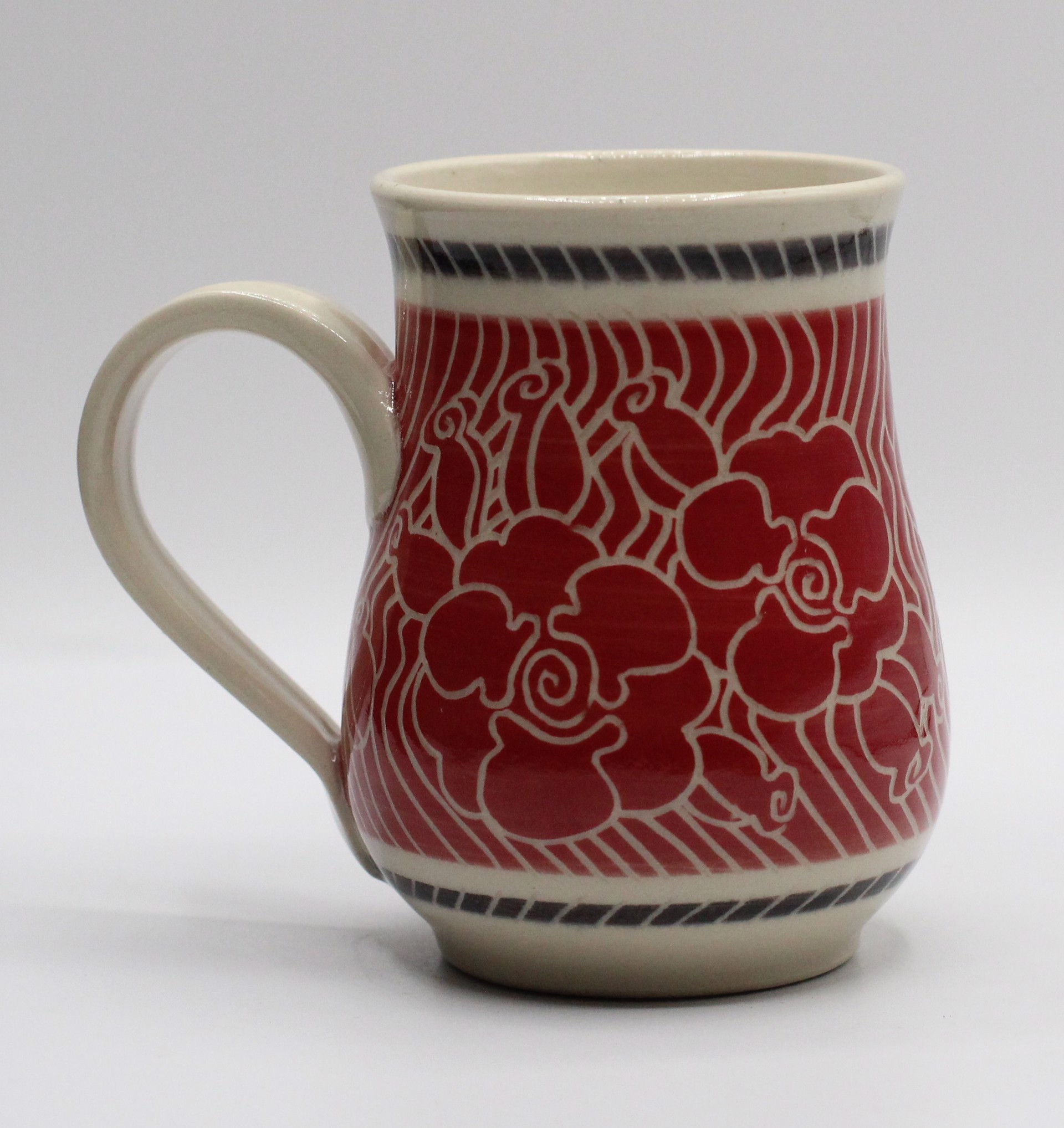 Red Rose Mug by Kelly Price