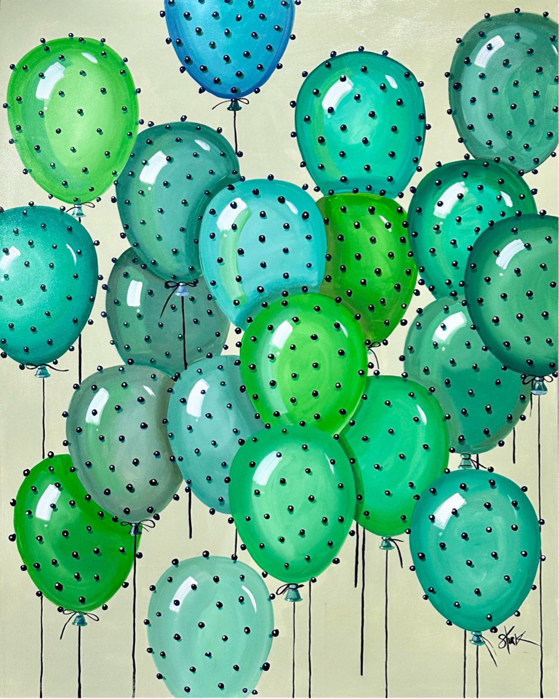 Prickly Balloons by Lorenzo Stirk