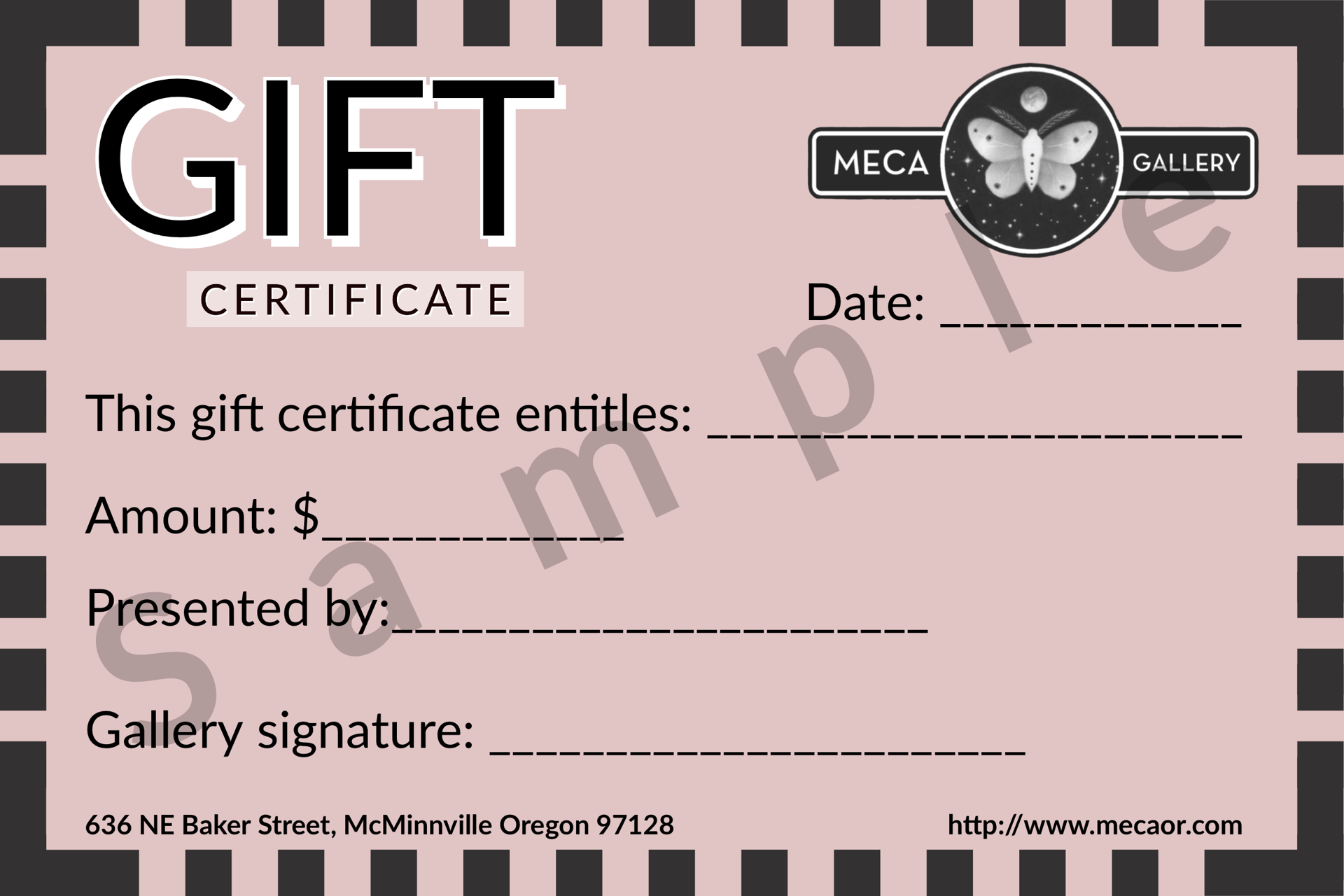 Gift Certificate by Holli Wagner (McMinnville, OR)