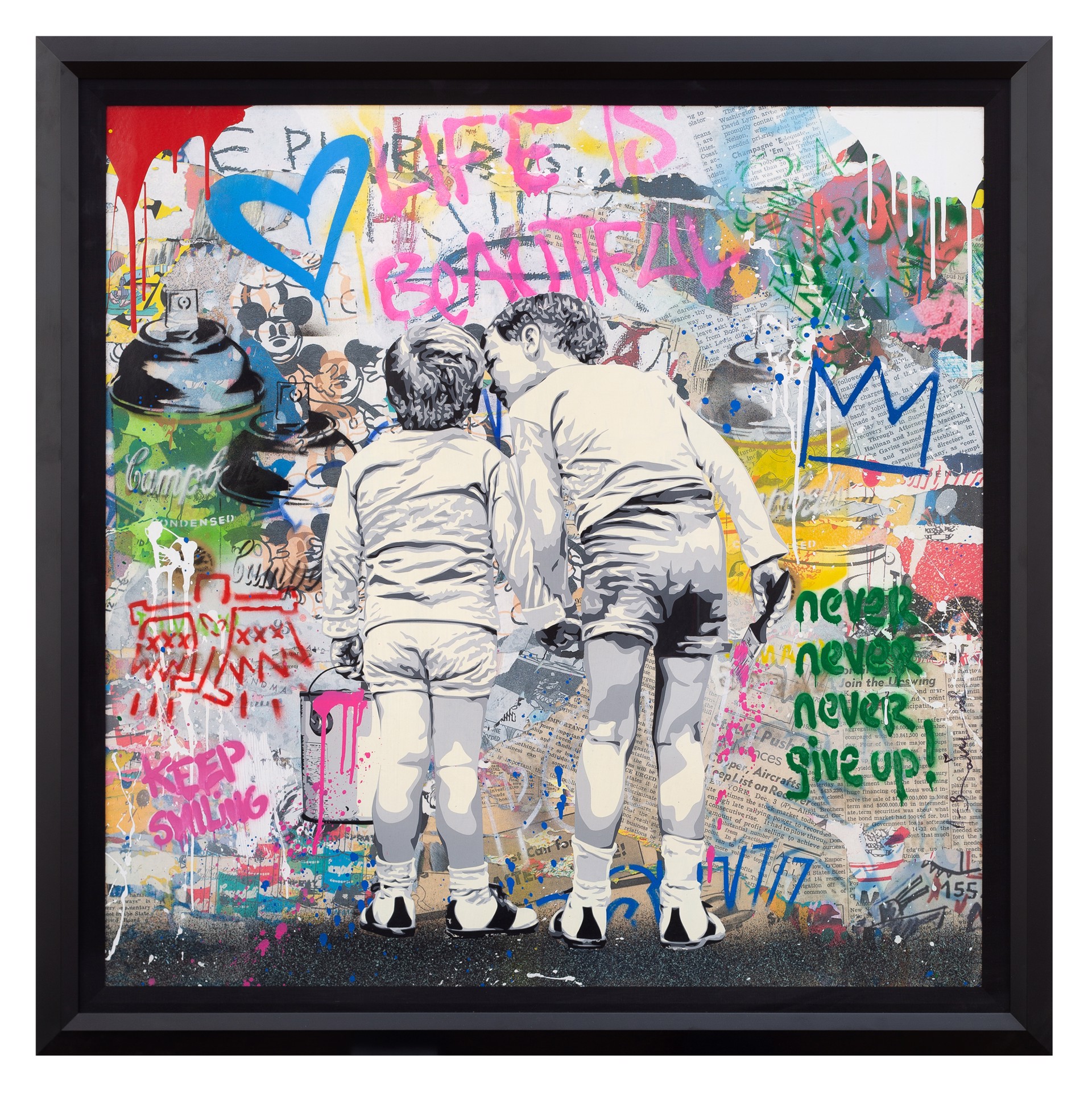 Brother's Advice by Mr. Brainwash