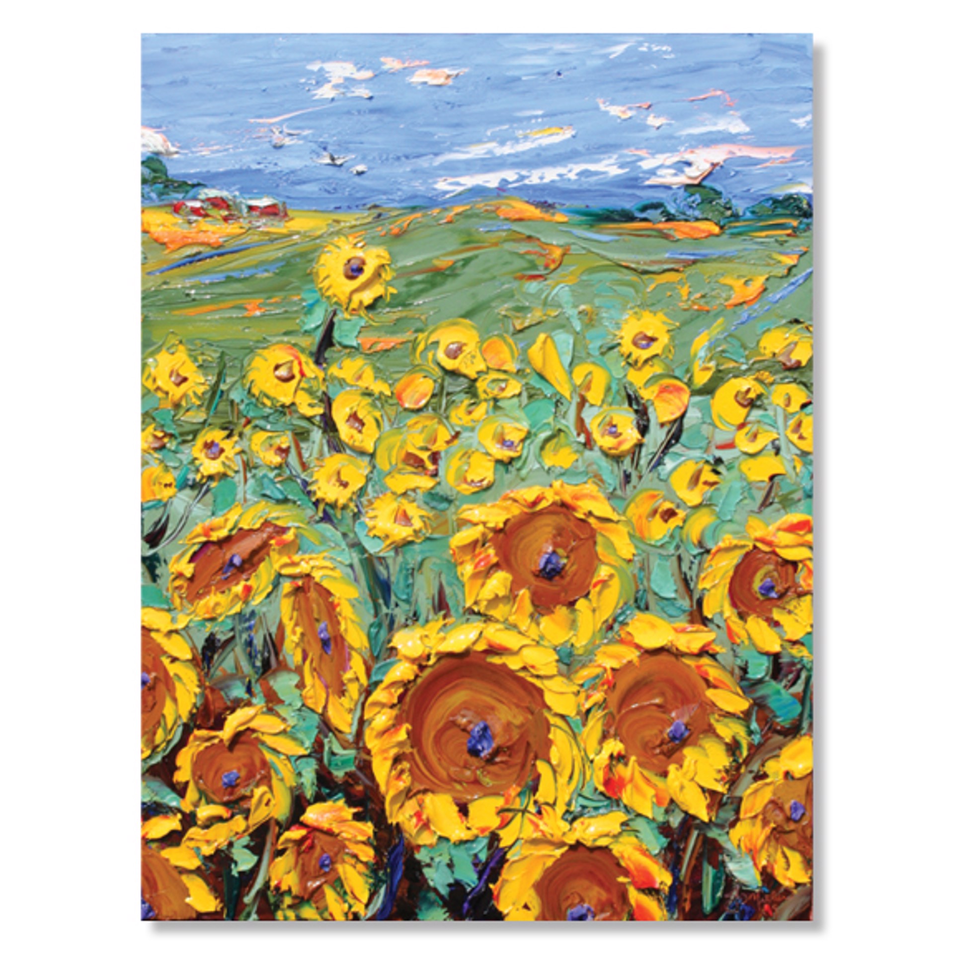 Sunflower Symphony III by JD Miller
