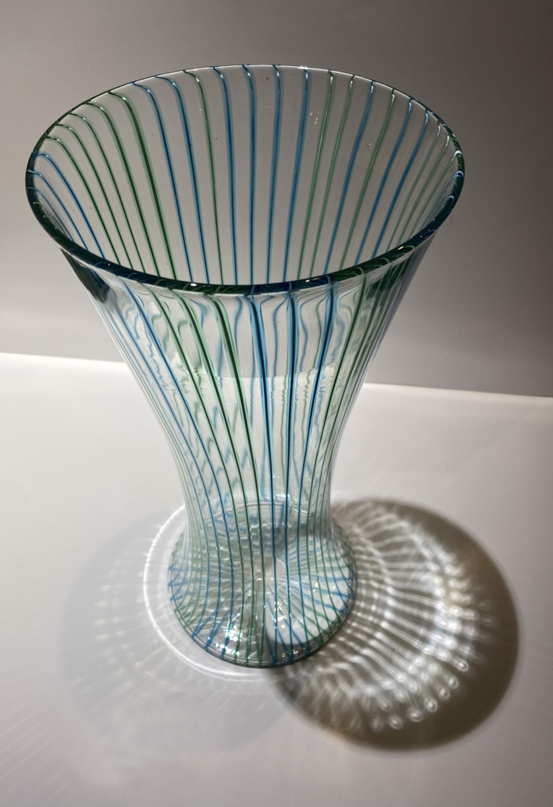 Striped Vase by Daniel Wooddell