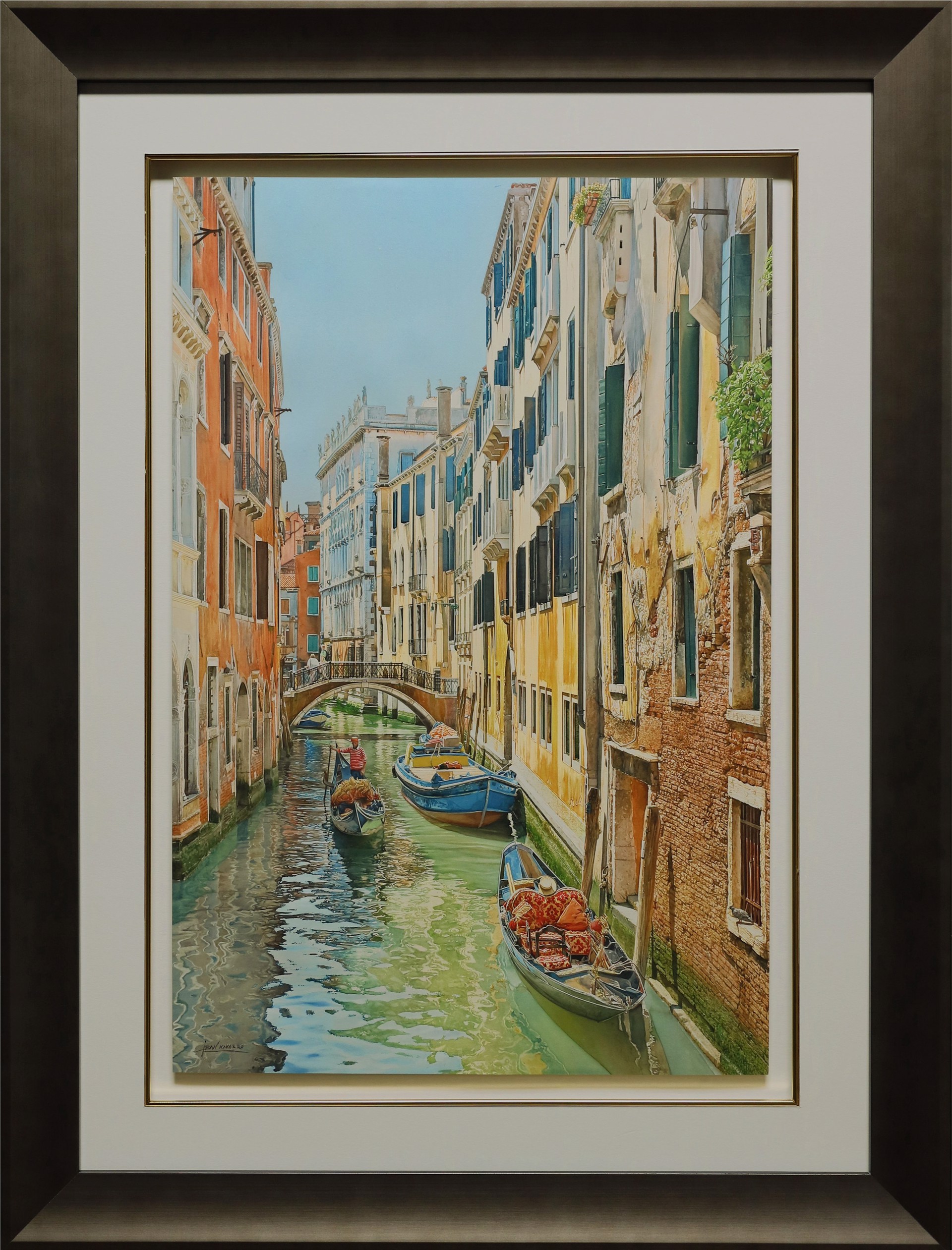 Venetian Gondolier by Iban Navarro