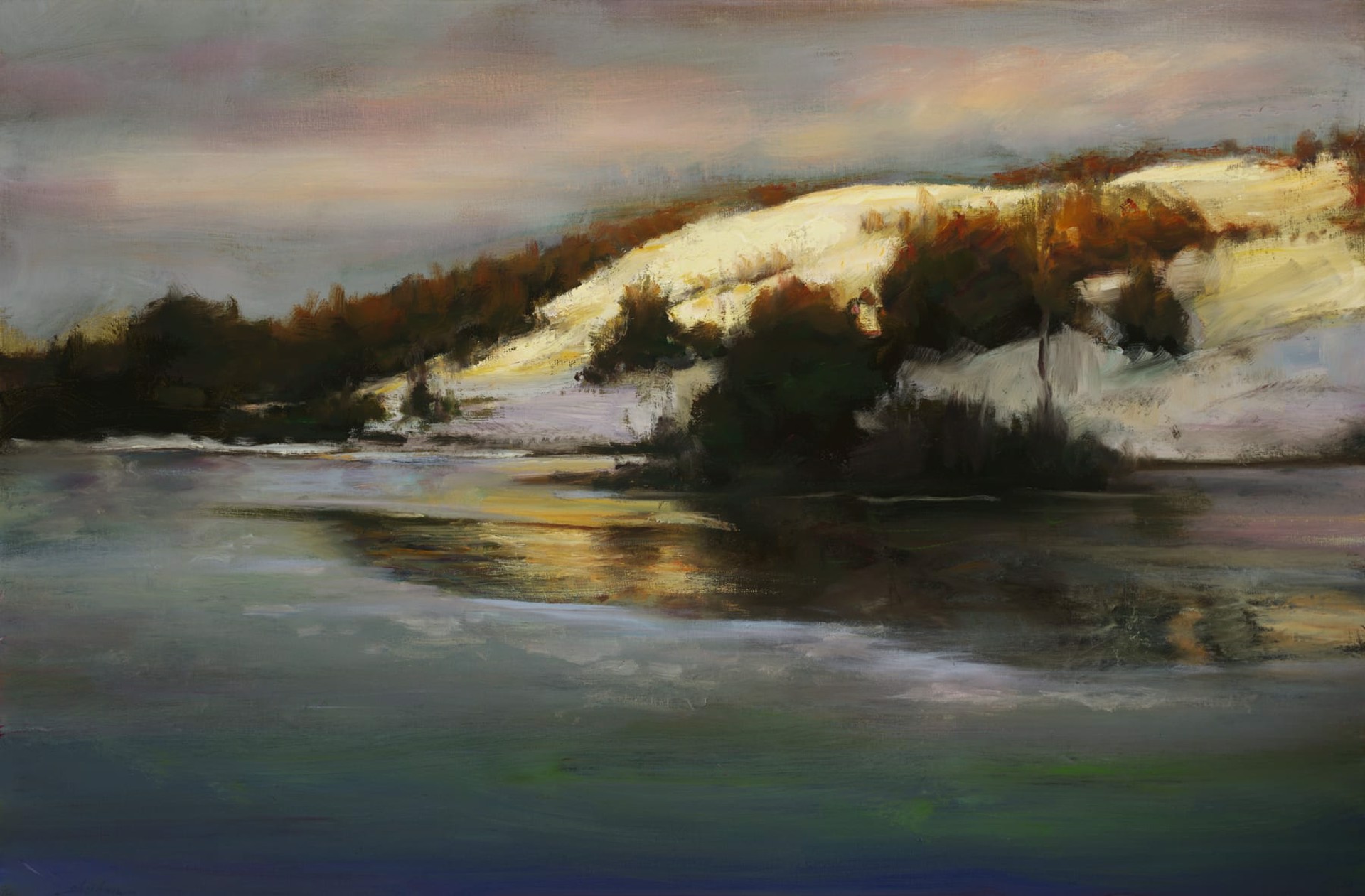 Winter Sundown by Dennis Sheehan