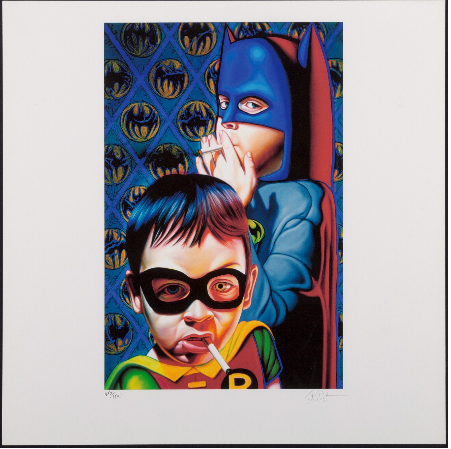 Batman and the Boy Blunder II (65/100) by Ron English