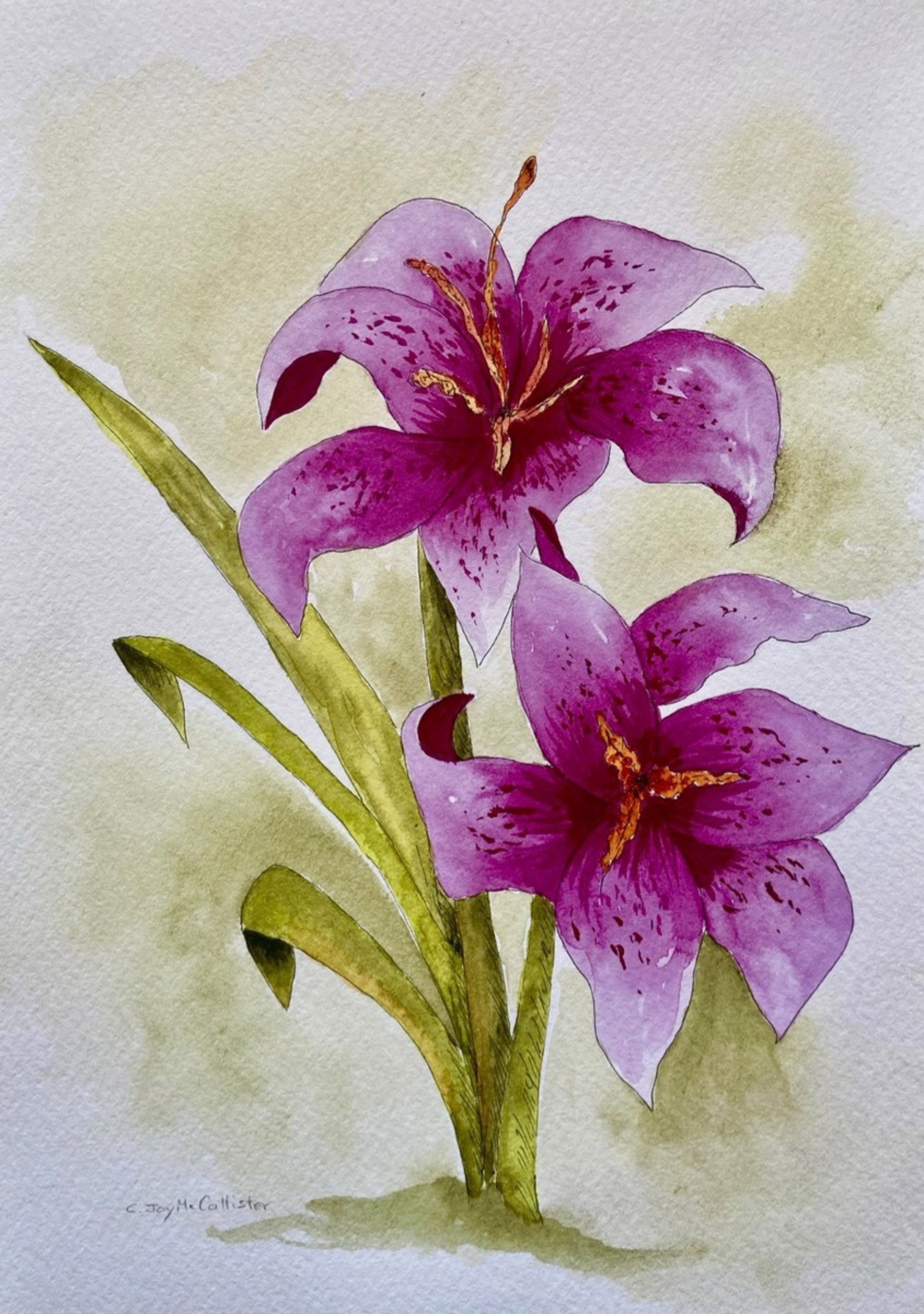 Lilies by Joy McCallister