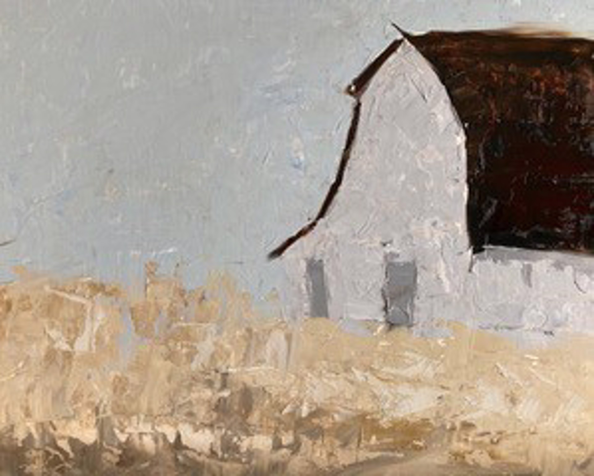 Grey Barn by Sandra Pratt