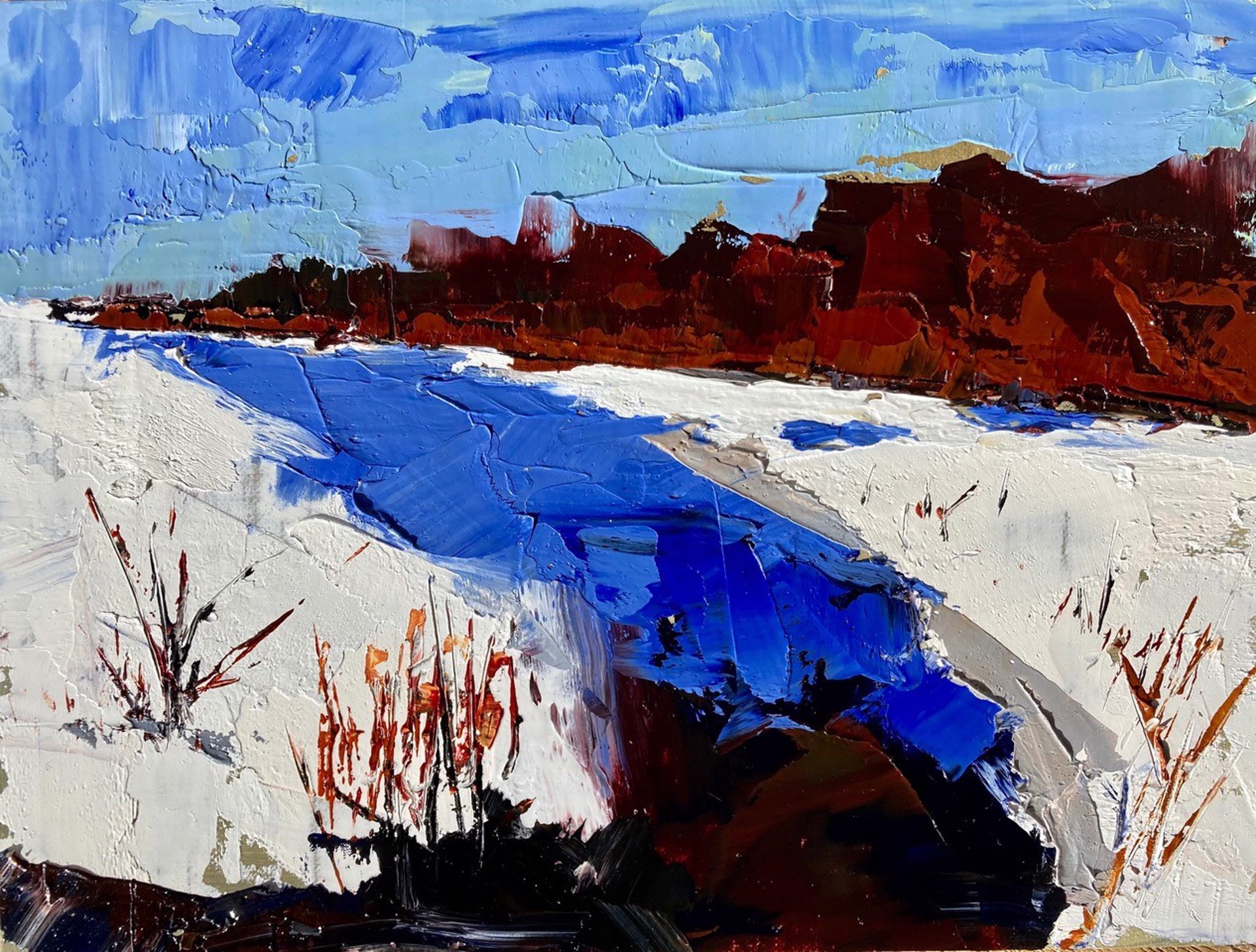 Blue River by Sandra Pratt