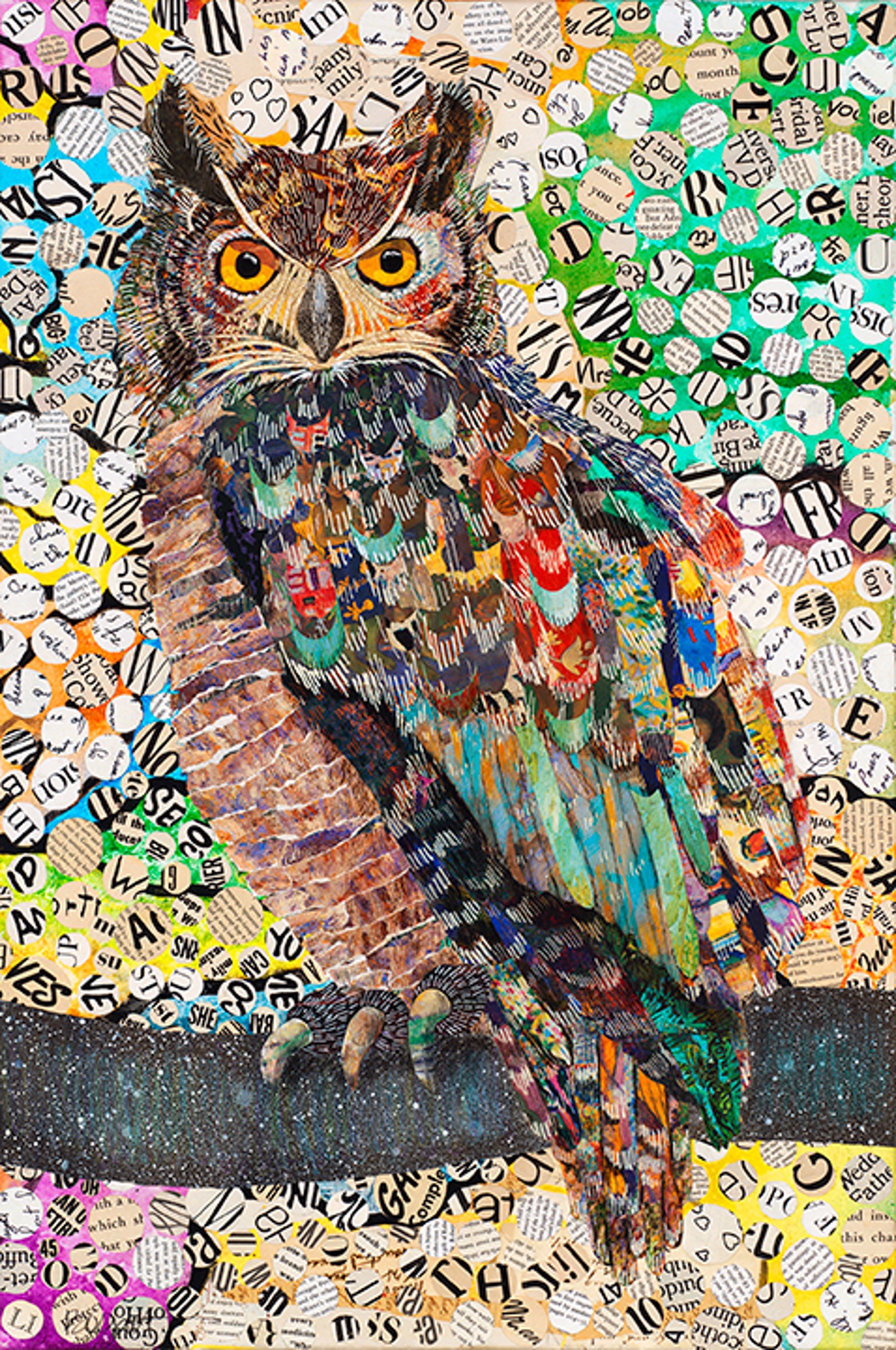 Great Horned Owl by Brenda Bogart - Prints