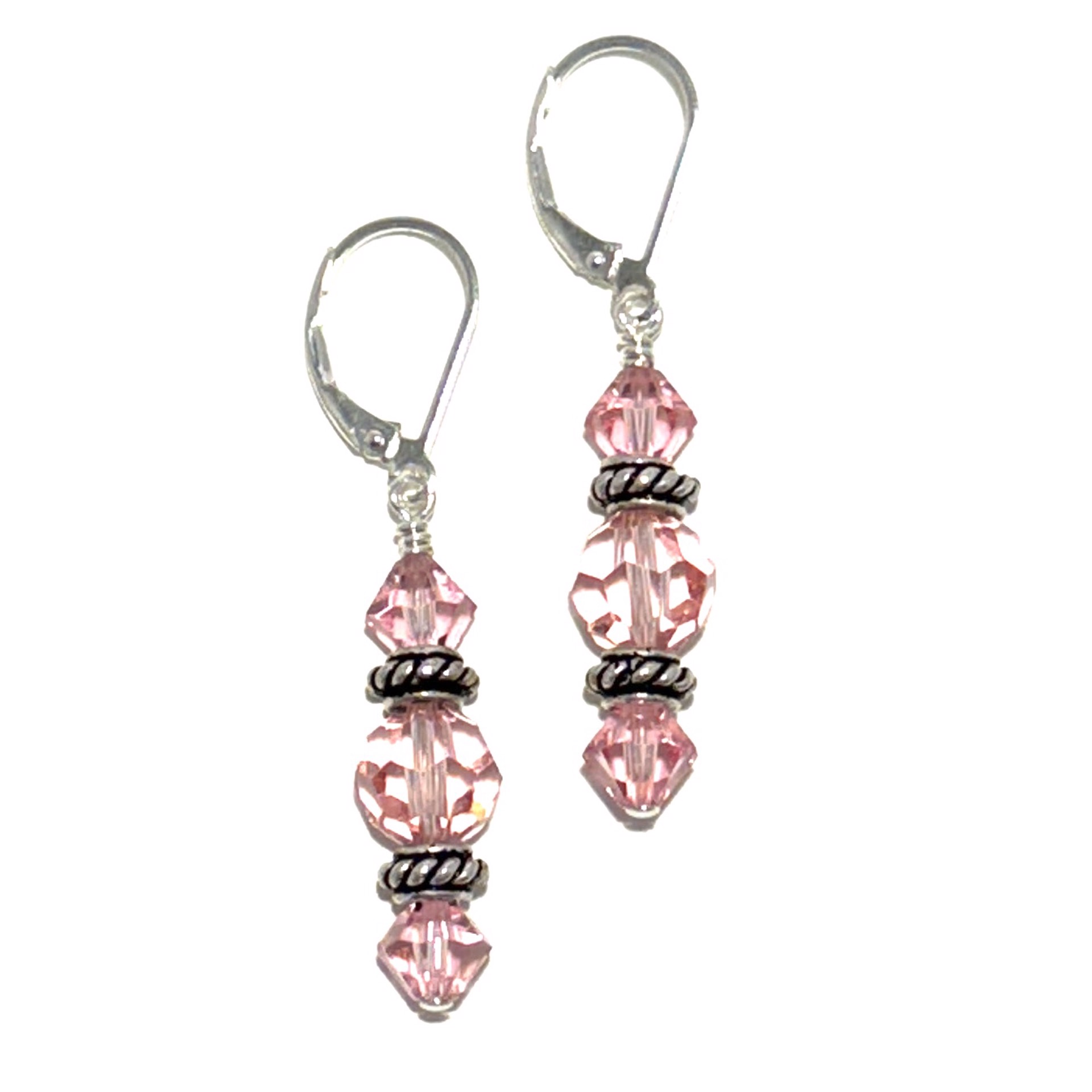 Pink”Opal” Earrings October Birthstone SHOSH23-60 by Shoshannah Weinisch