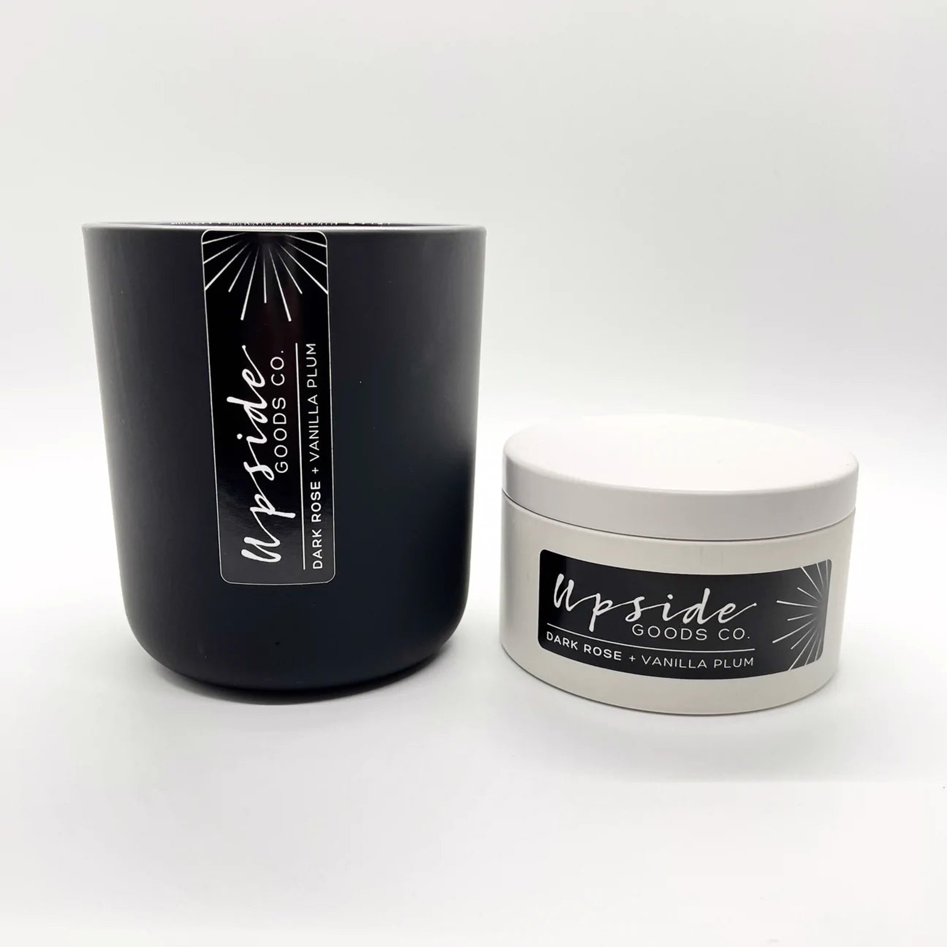 Upside Goods Candles - Small / Dark Rose + Vanilla Plum by Upside Goods