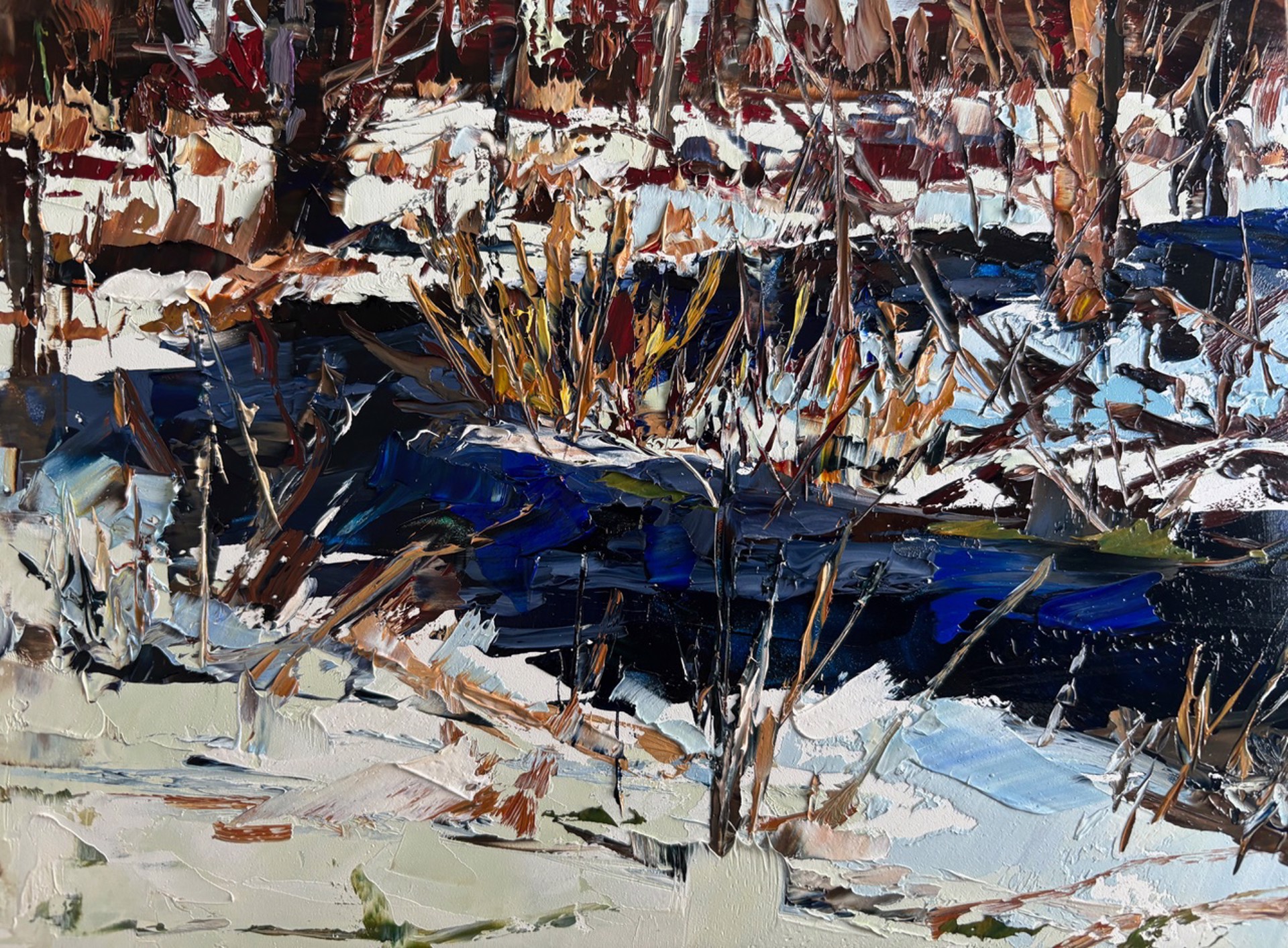 Winter Creek by Sandra Pratt