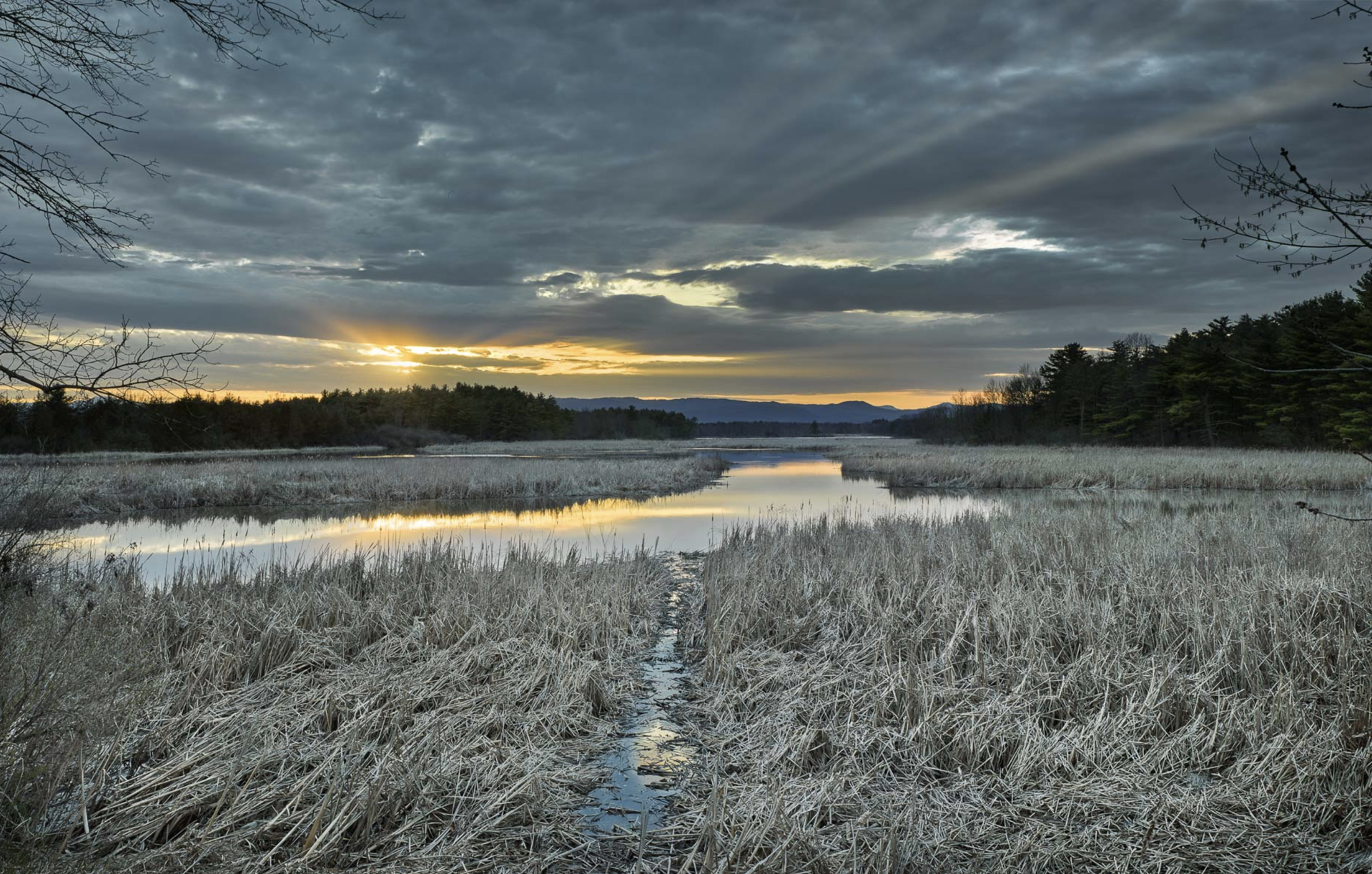 Sunset on Otter Creek by Jim Westphalen