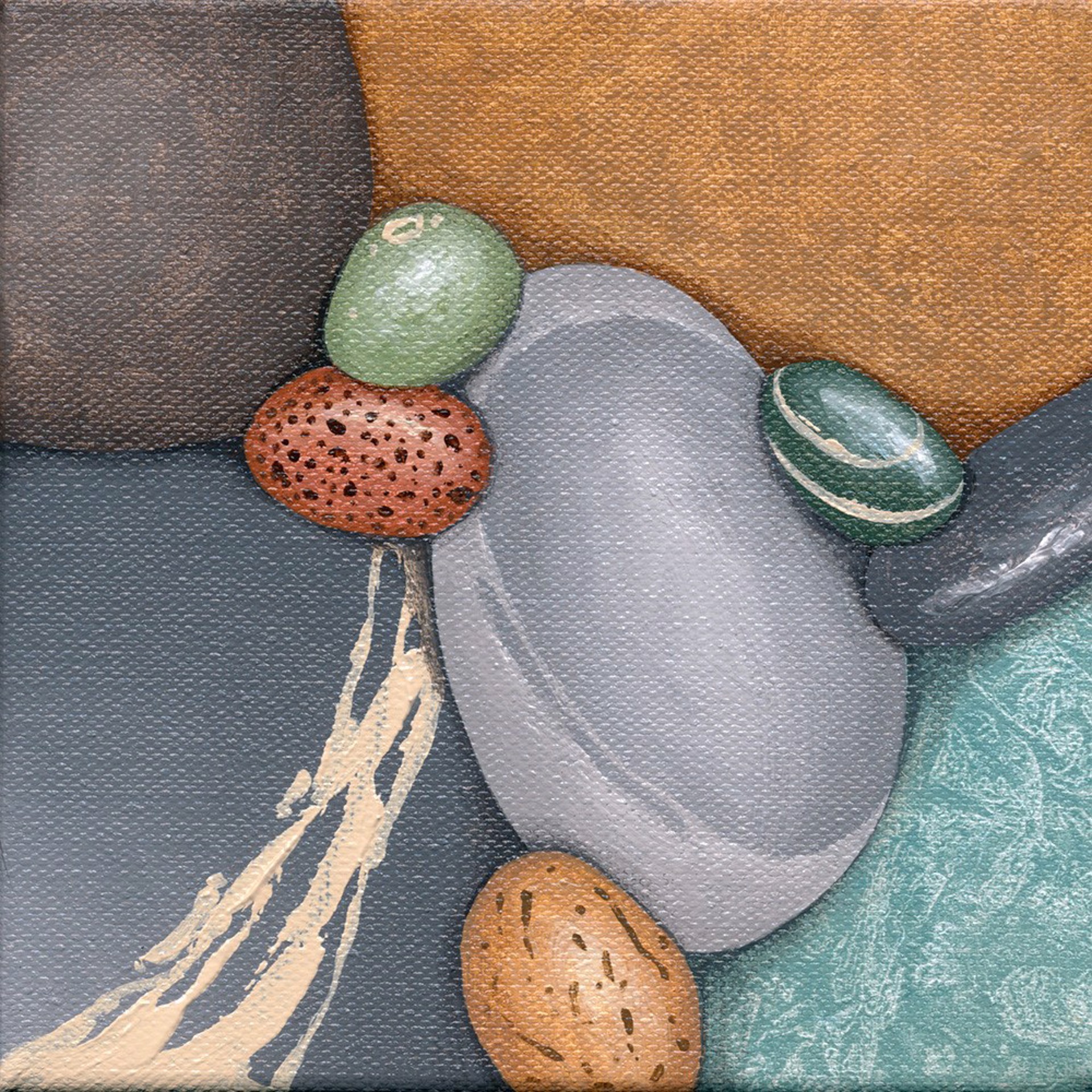Pebble Painting #629 by Kristina Boardman