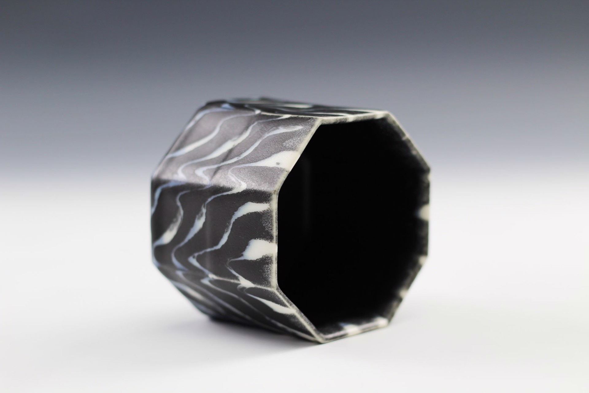 Faceted Marbled Cup by Daniel Garver