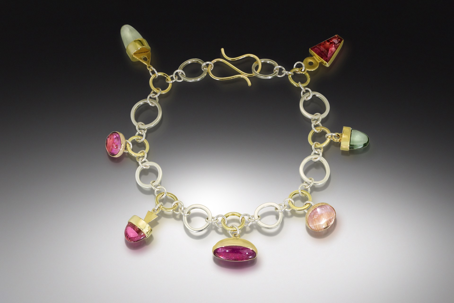 Tourmaline Charm Bracelet by Amerinda Alpern