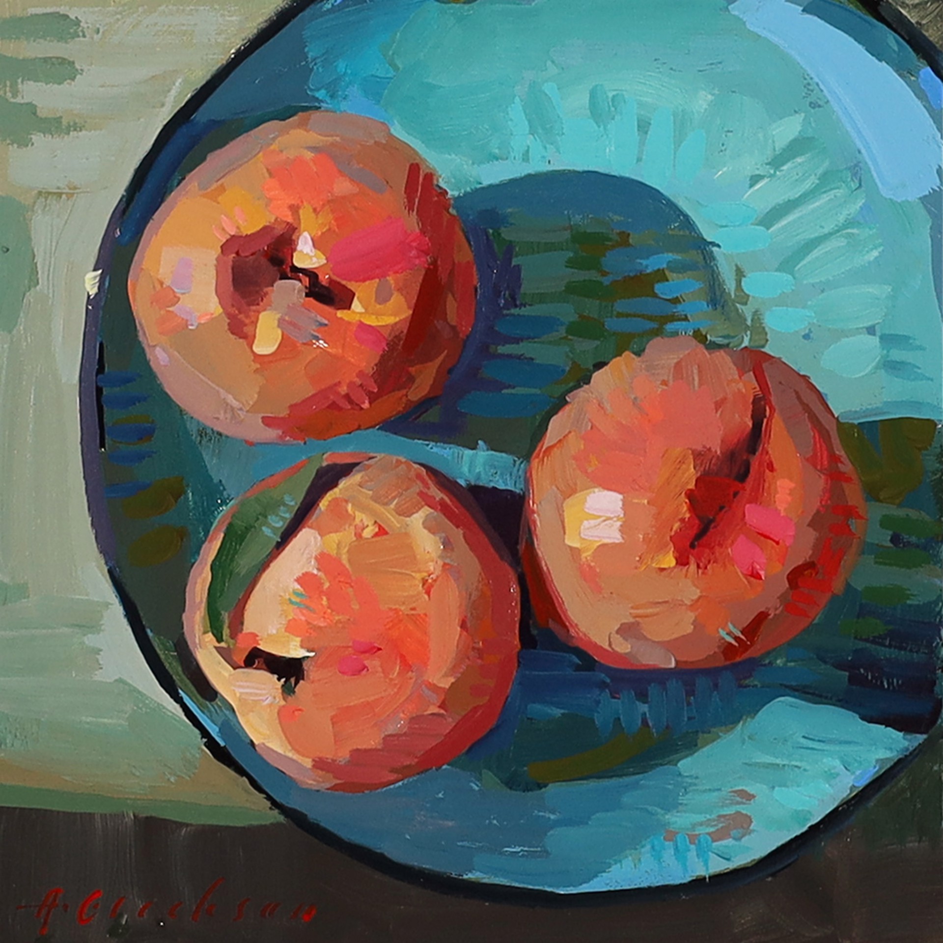 Three Peaches by Aimee Erickson, PAPA & OPA