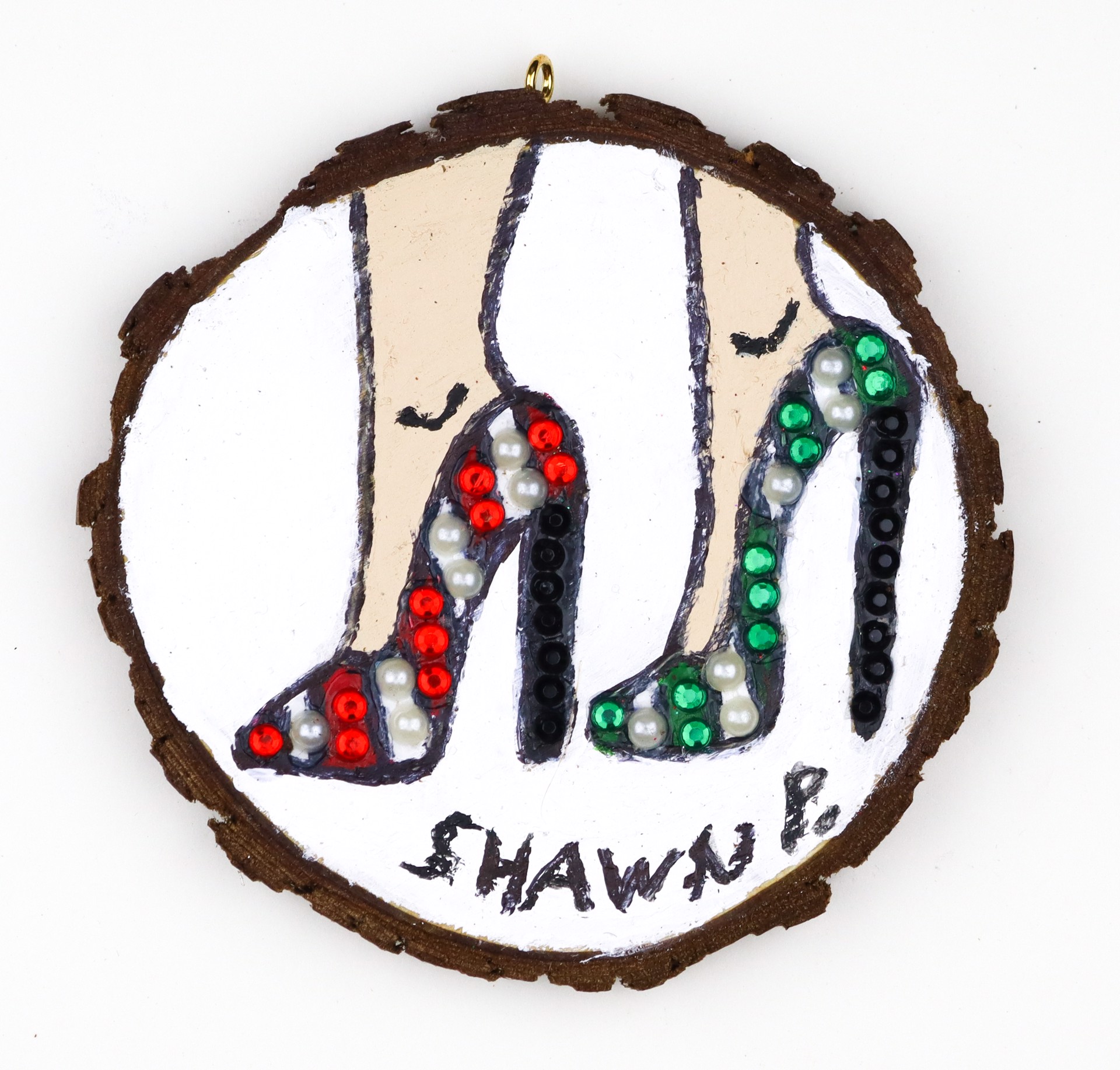 Holiday Heel Bling (ornament) by Shawn Payne