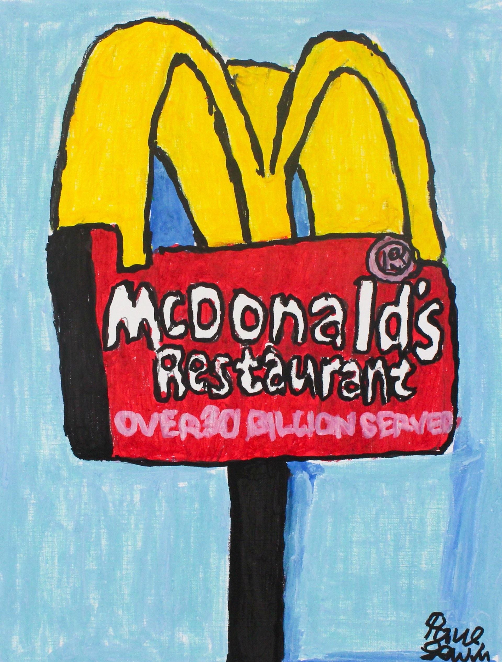 McDonalds Sign by Paul Lewis