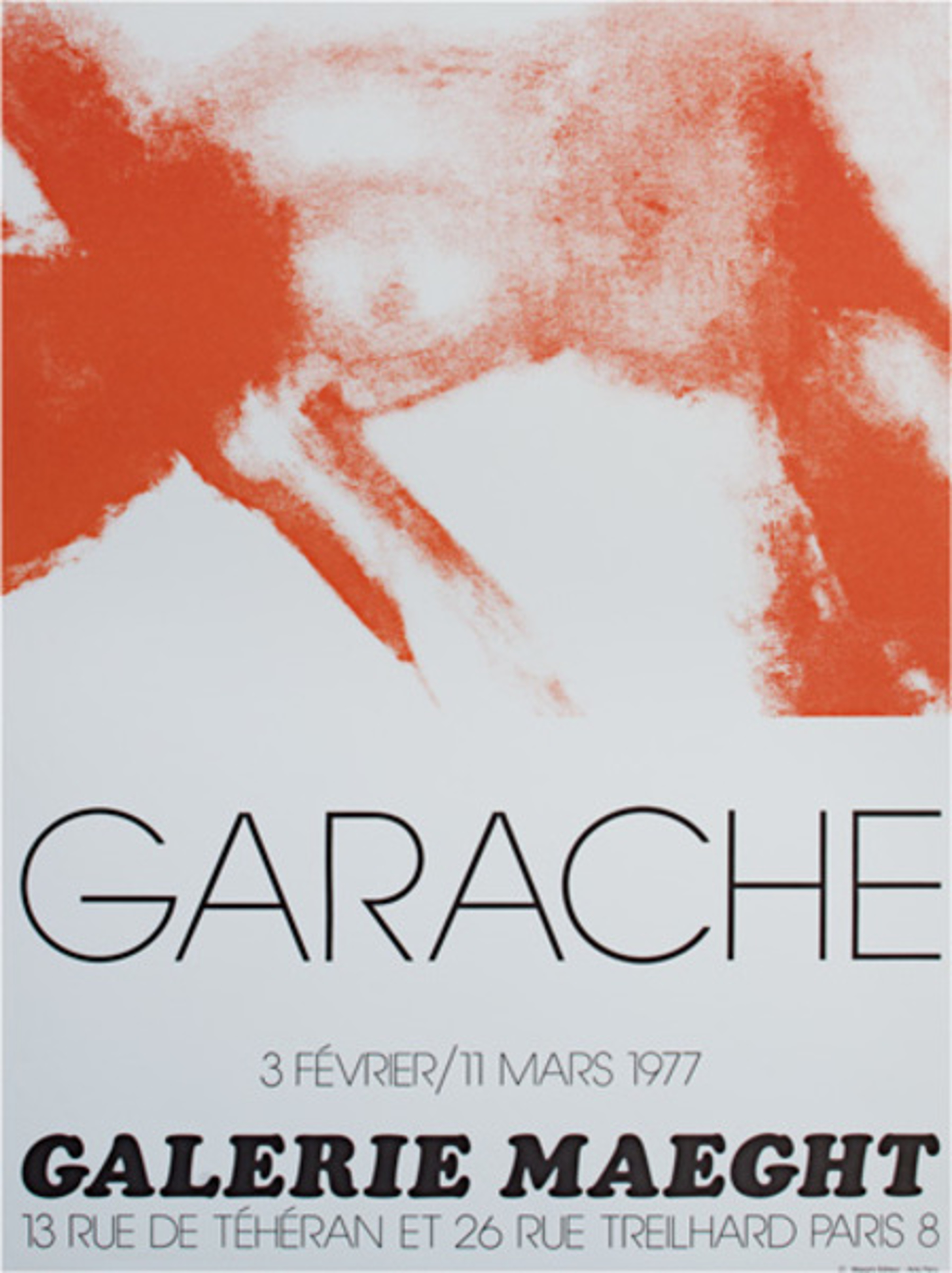 Galerie Maeght Exhibition Poster by Claude Garache