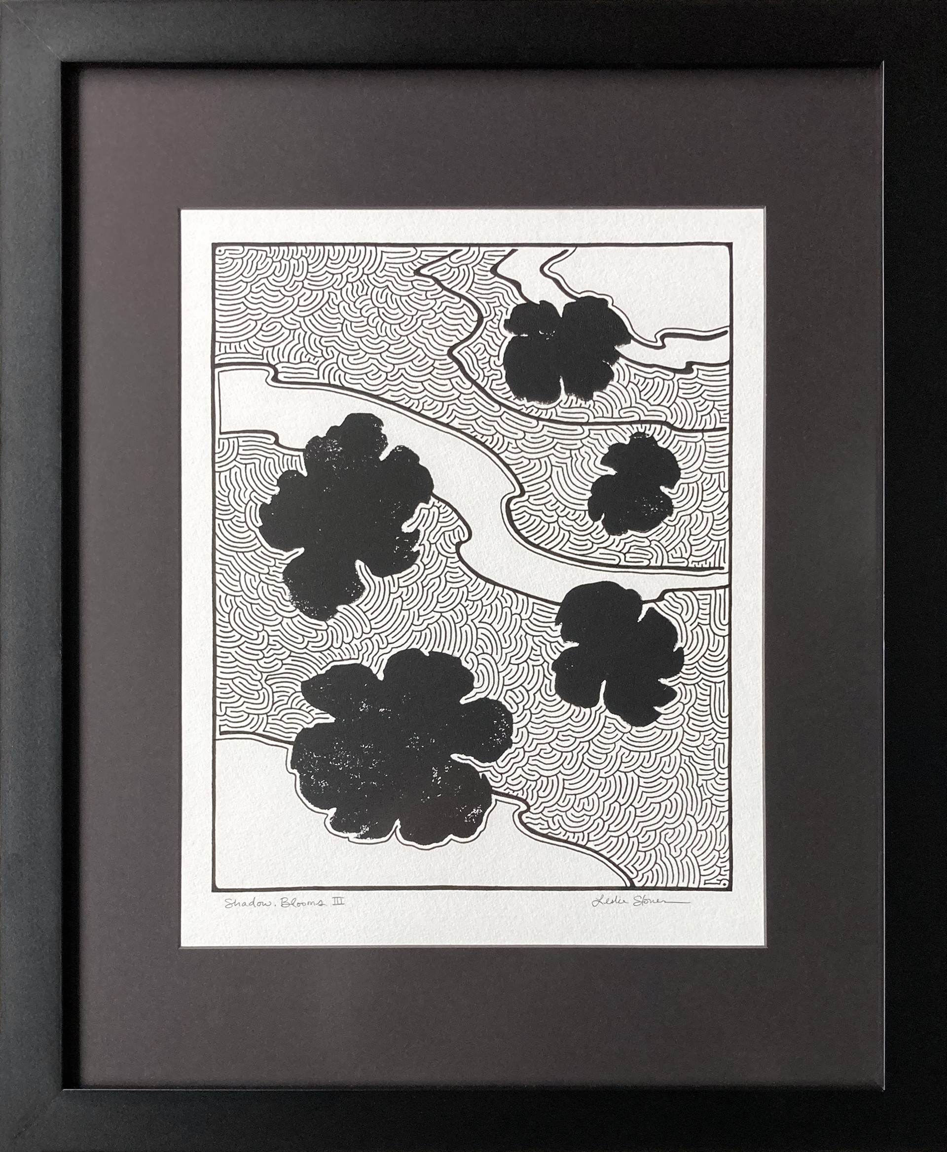 Shadow Blooms III by LESLIE STONER