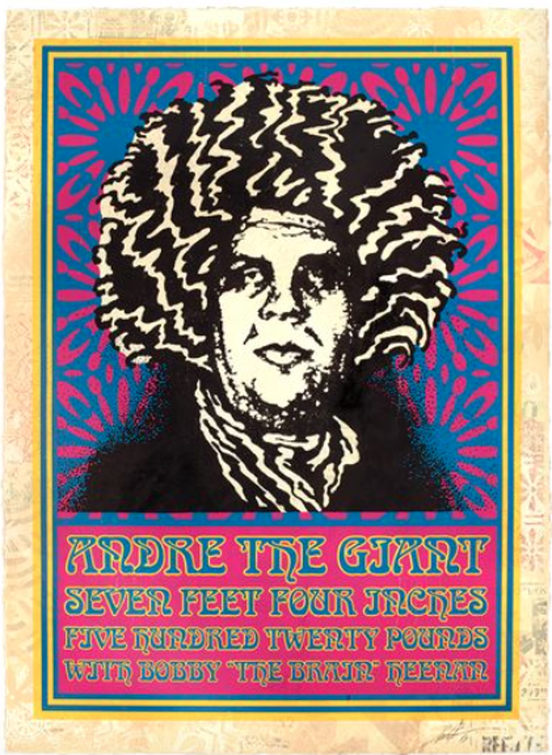 Andre Psychedelic by Shepard Fairey / Limited editions