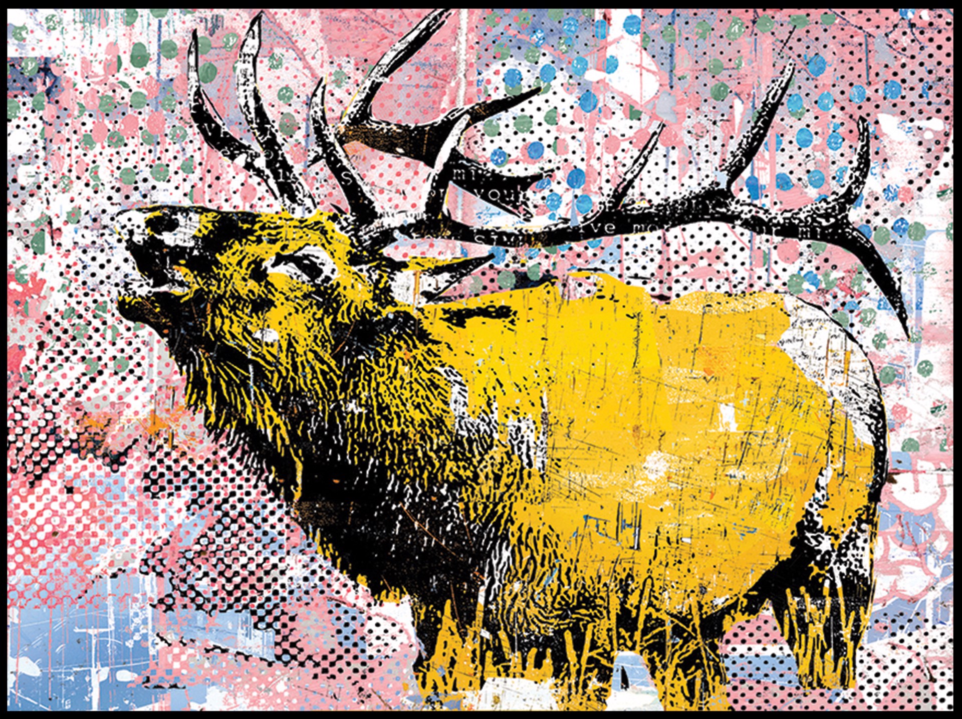 Contemporary Elk by Daryl Thetford