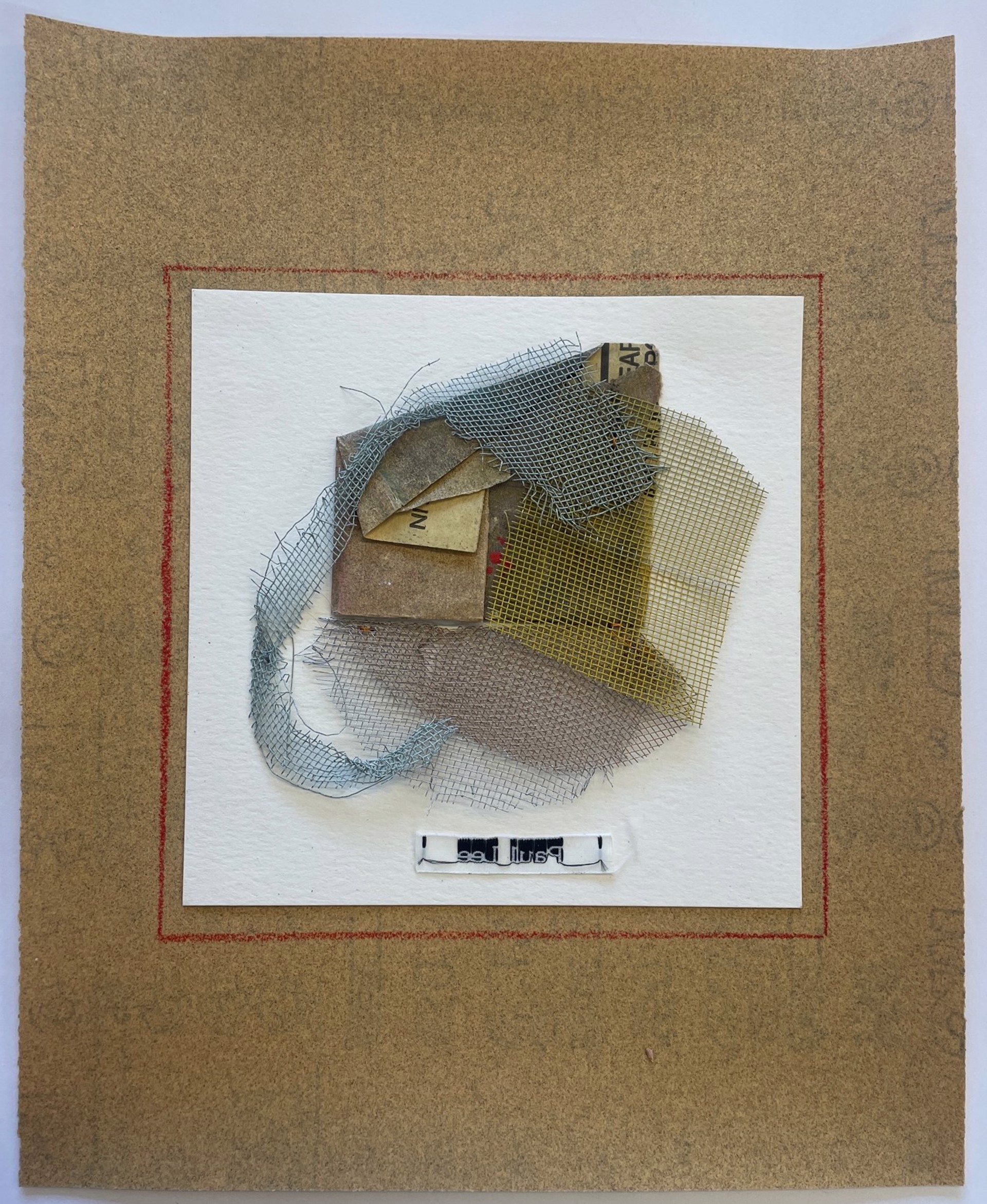 Sandpaper Collage No. 6 by Paul Lee