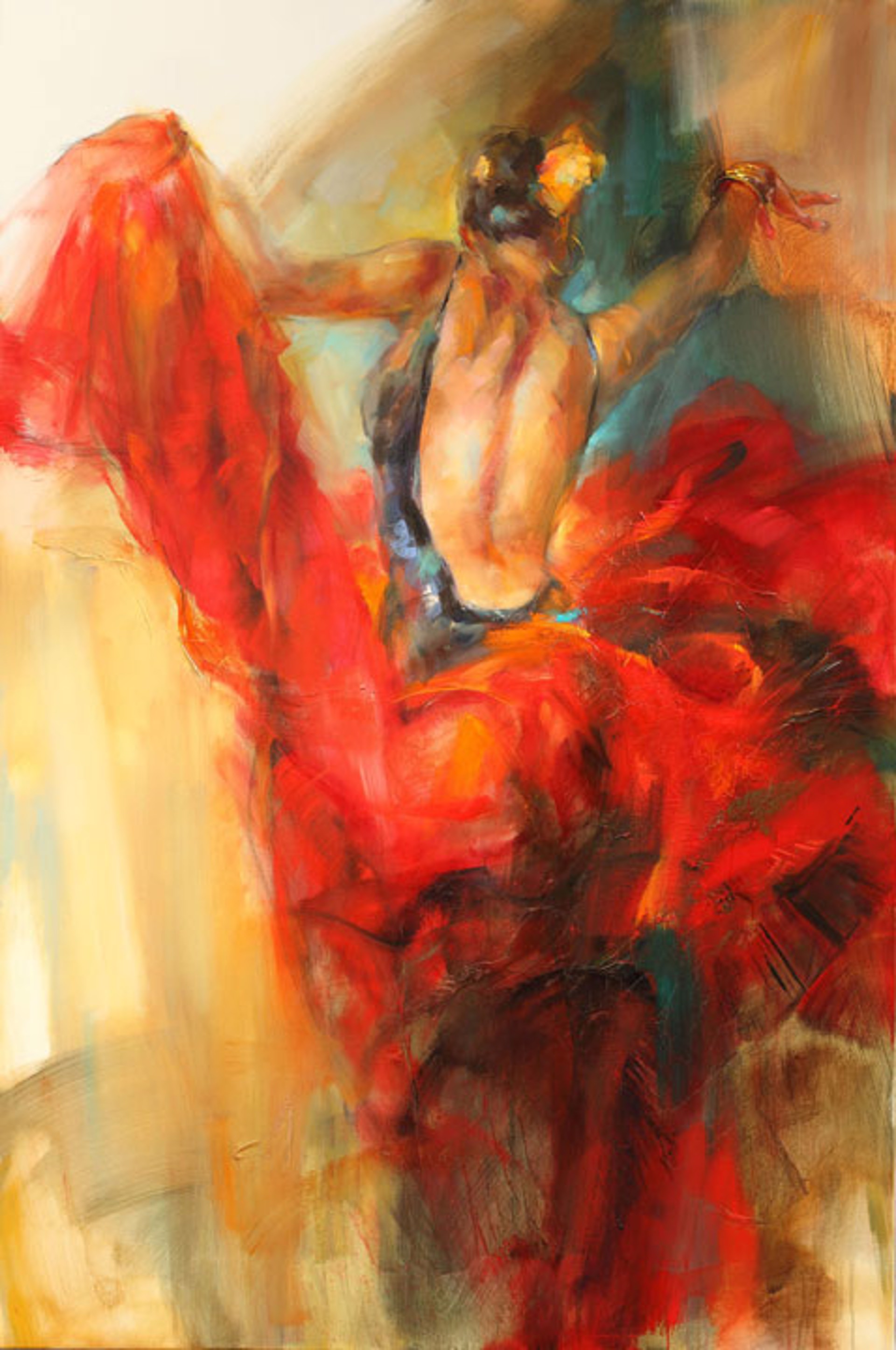 She Dances in Beauty 3 by Anna Razumovskaya