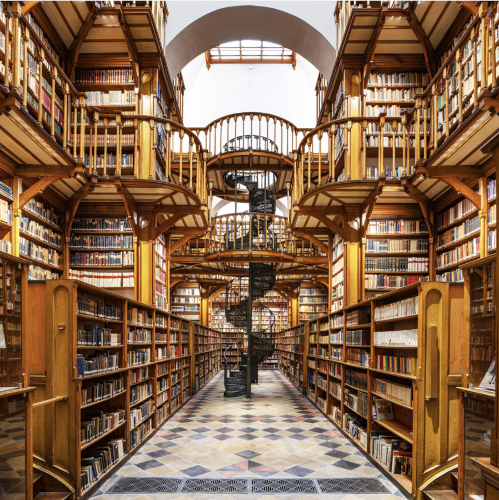 Abbey Library, Maria Aach, Germany by Reinhard Gorner