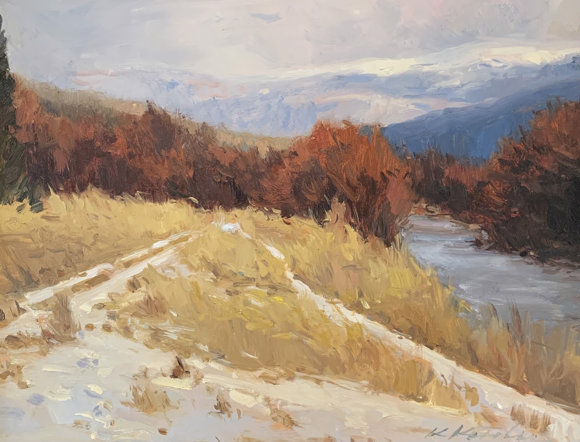 Snow Trails by Kate Kiesler